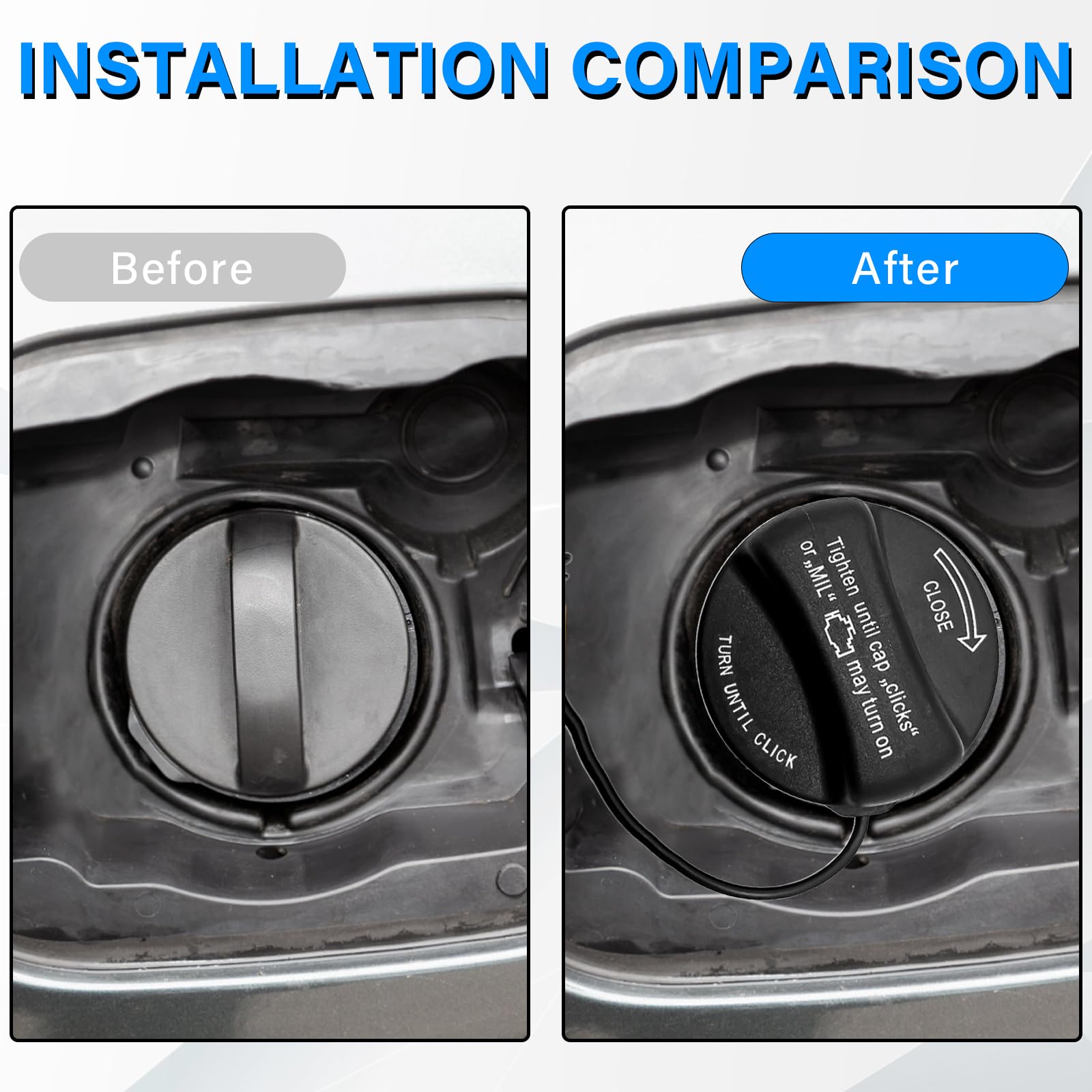 16117222391 Gas Cap for BMW Mini Cooper 320i 325i 328i 328xi 330i 330xi 335i 525i 528i 530i 535i 750i X1 X3 X5 Z4 M3 E39 E46 E60