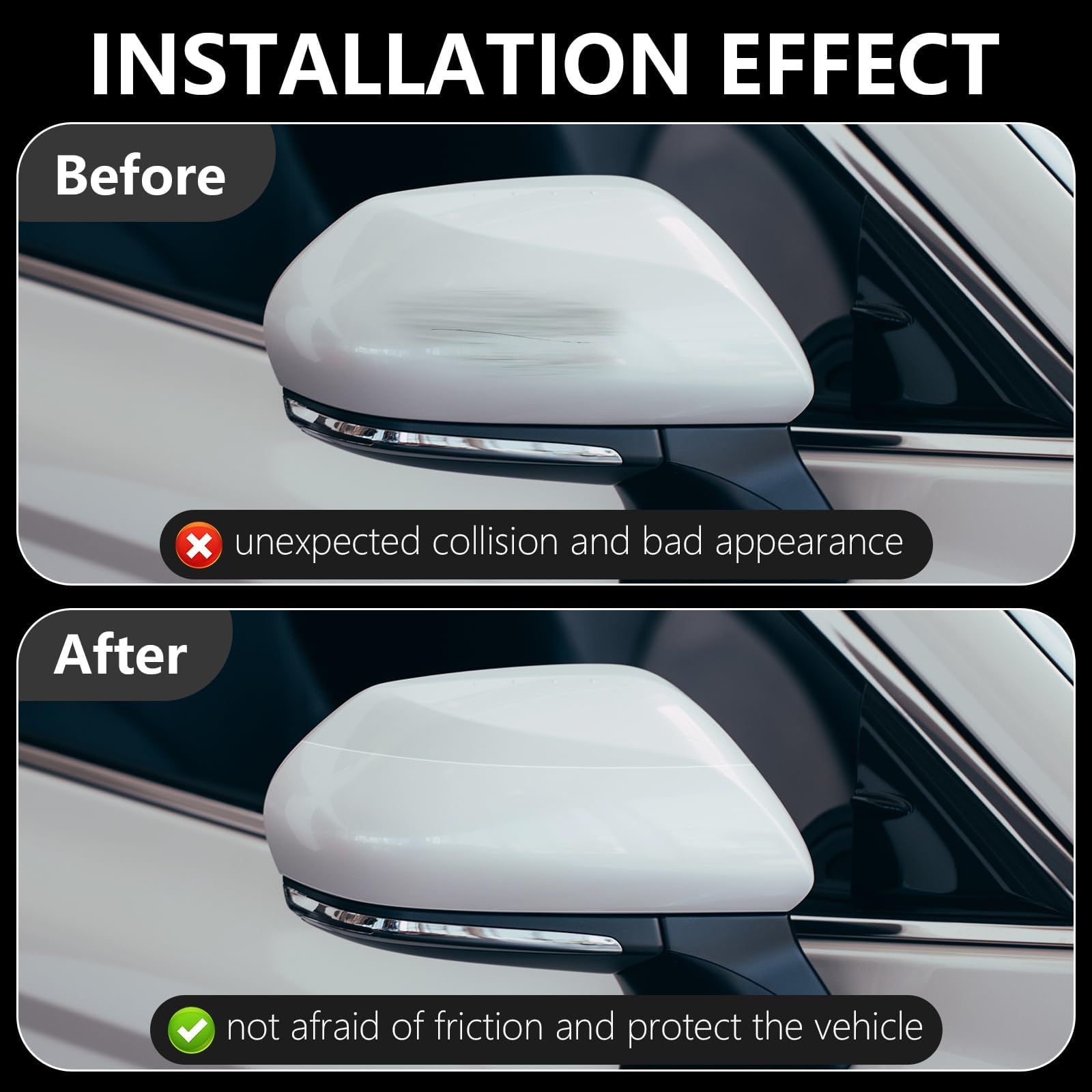 Dgsl Car Door Edge Guards Door Sill Protector, 2In X 19.7Ft 5D Carbon Fiber Car Wrap Film, Vinyl Automotive Wrap Film Anti-Colli