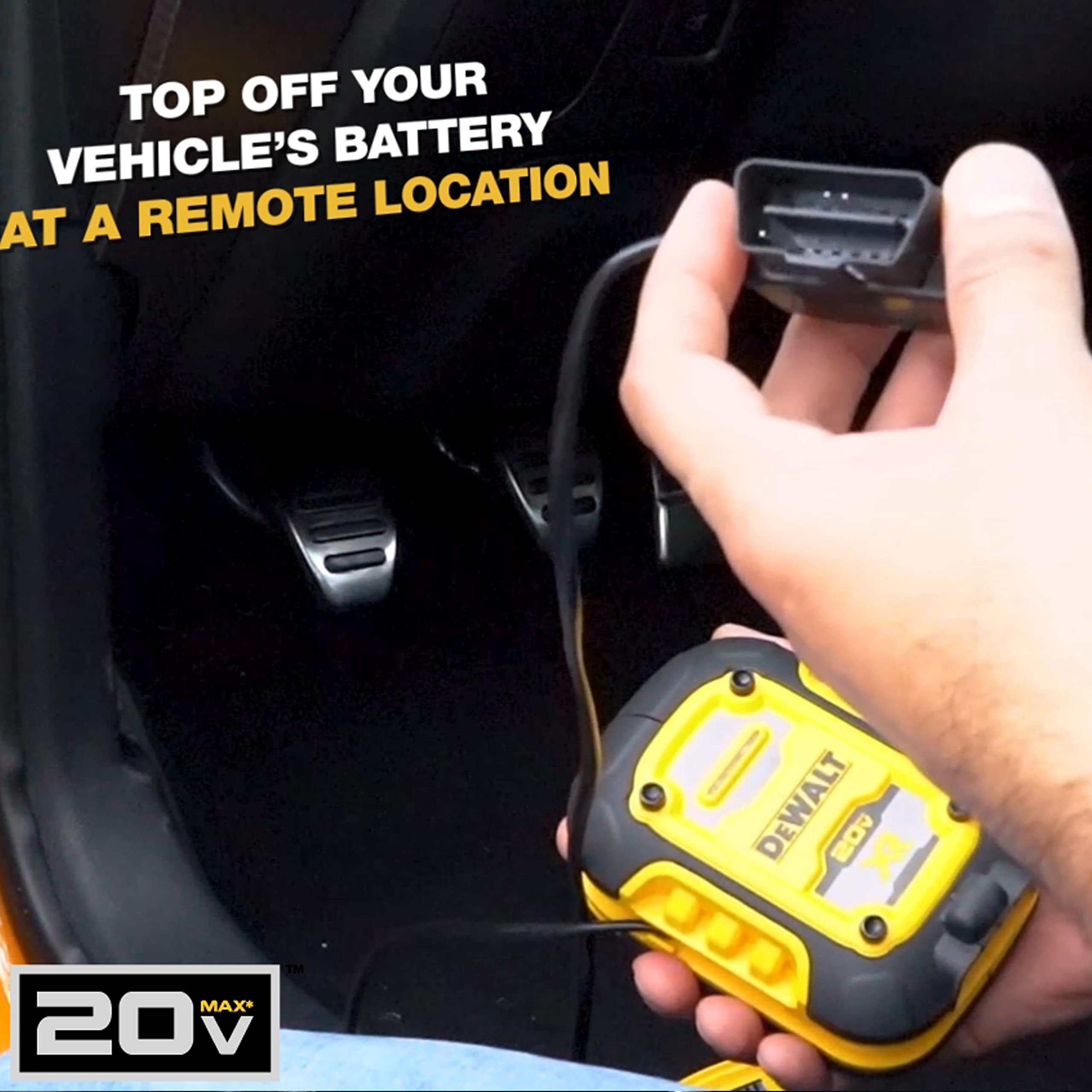 DeWalt DXAEOBD Professional 1 Amp Battery Maintainer for Use with 20V DeWalt Lithium Battery Pack