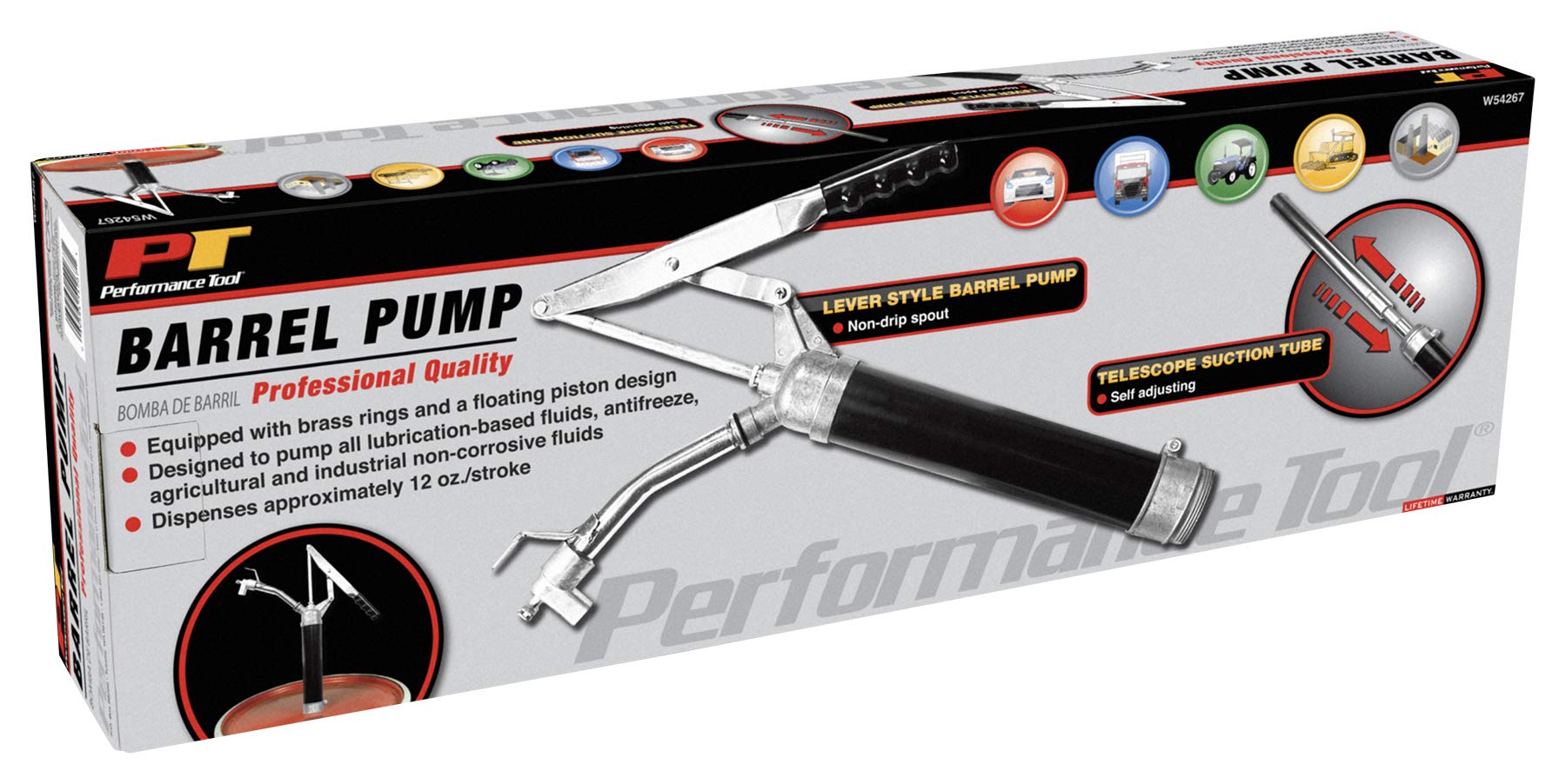 Performance Tool W54267 Professional Barrel Pump