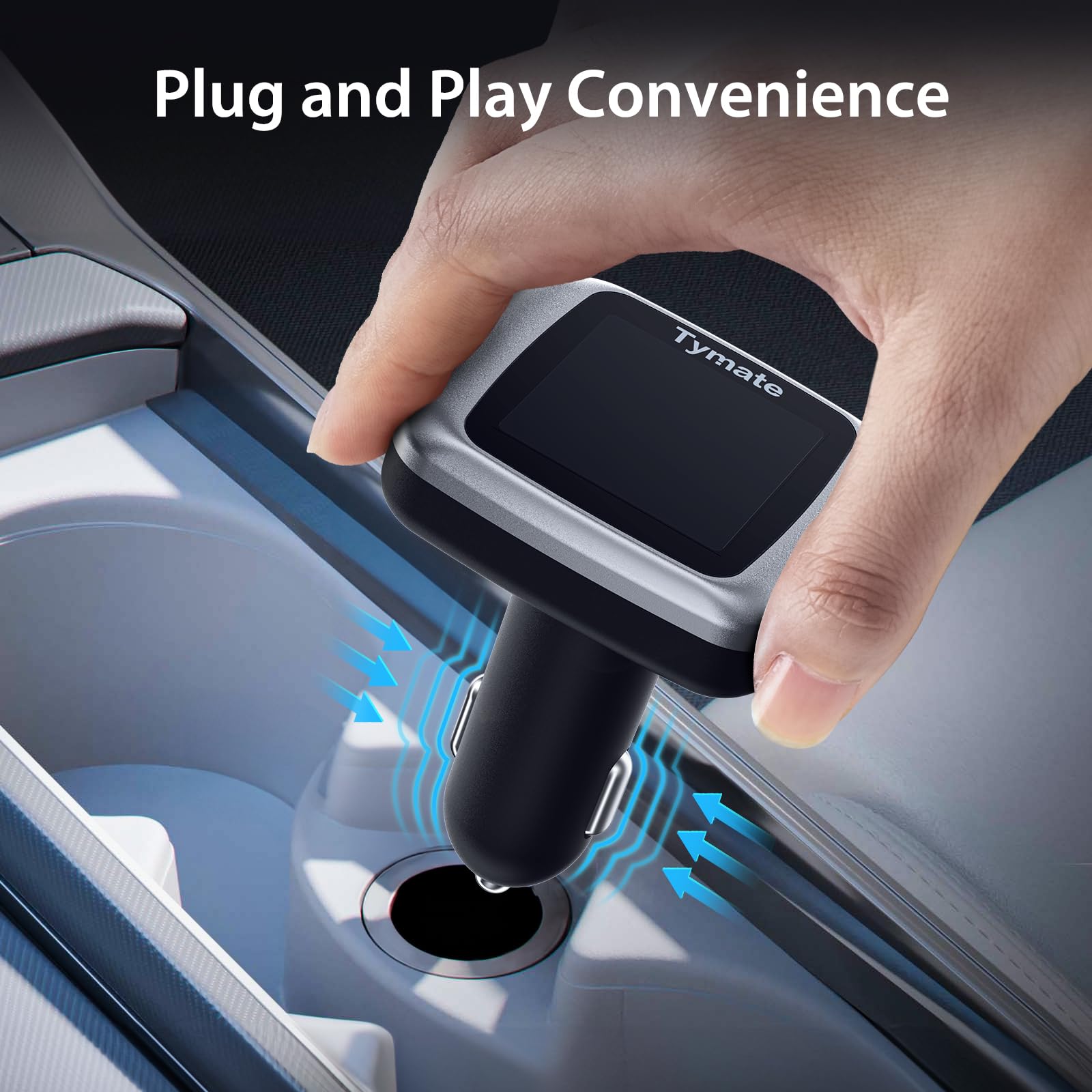Tymate TM7 Wireless Tire Pressure Monitoring System with 4 Sensors, Color Display, 0-87 PSI, Ideal for RV, SUV, Truck, Sedan