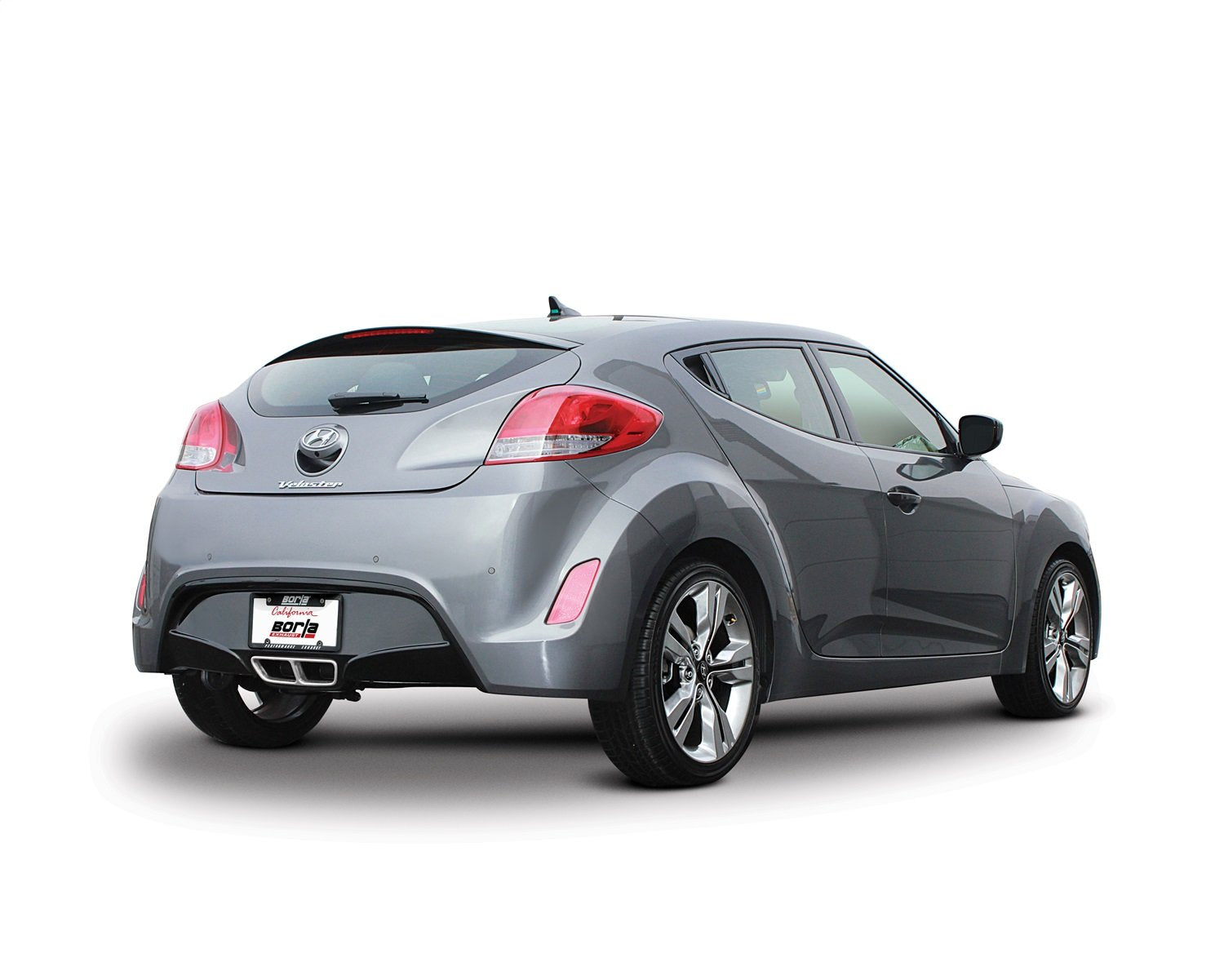 Borla 11821 Axle-Back Performance Exhaust System For 2012-2018 Hyundai Veloster 1.6L 4 Cyl. Automatic/Manual Transmission Front