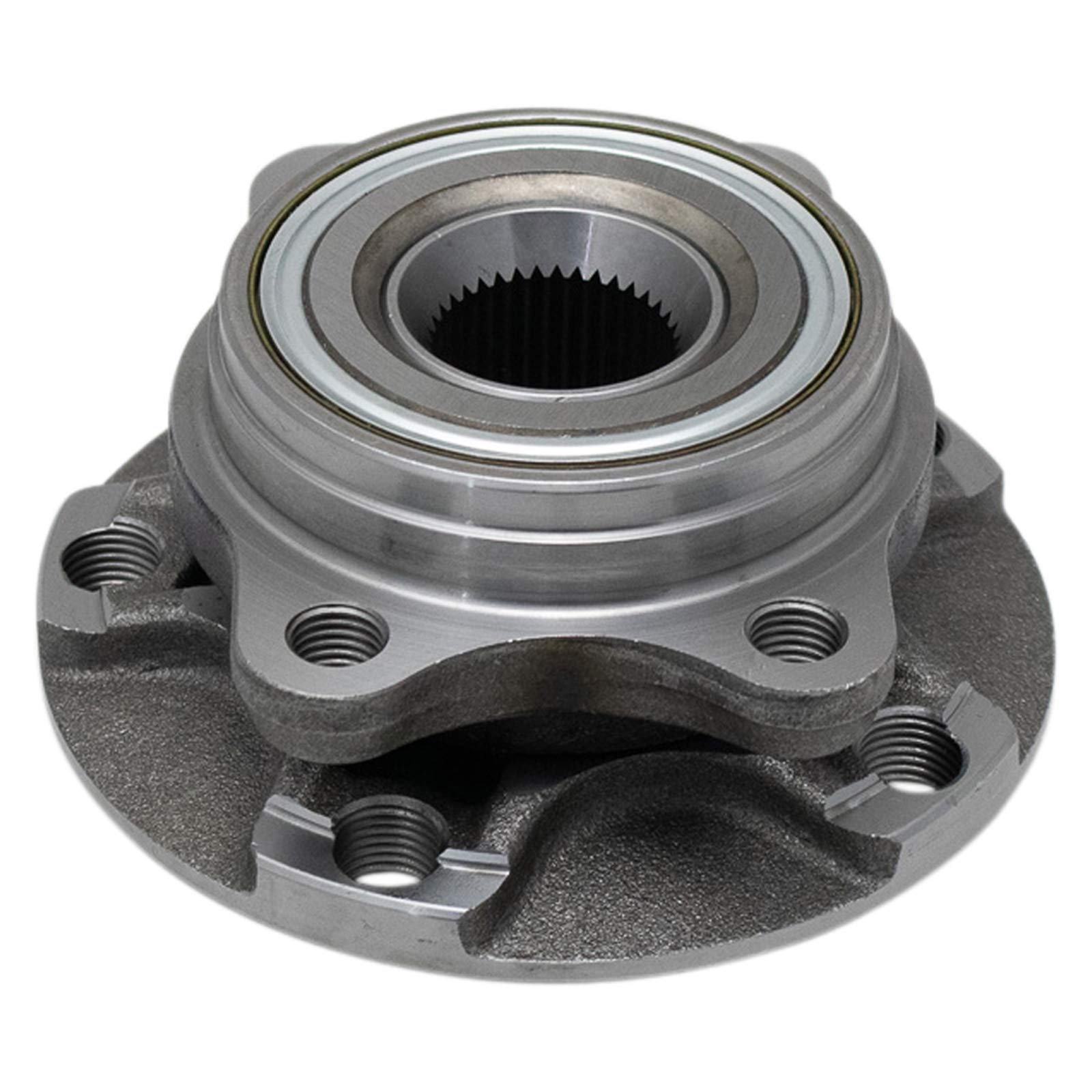 Trq Front Left Right Wheel Hub Bearing Assembly Driver Passenger Side Compatible With 2002-2008 Audi A4 A4 Quattro 2002-2004 A6