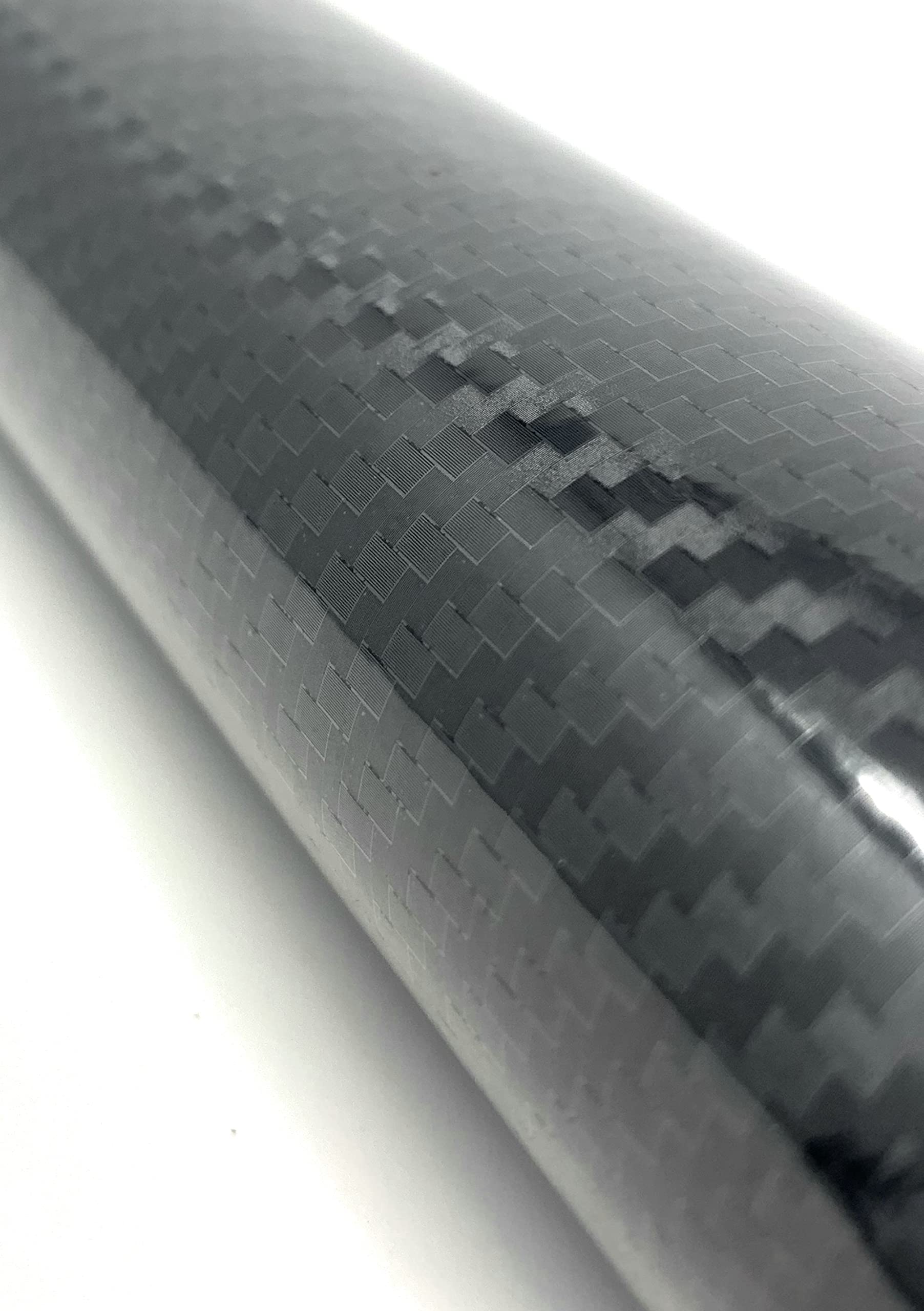 Rockrose Epoxy High Gloss Black Carbon Fiber Vinyl Wrap, Anti-Wrinkle, Air Release Automotive Bubble Wrap, Self Adhesive Car Vin