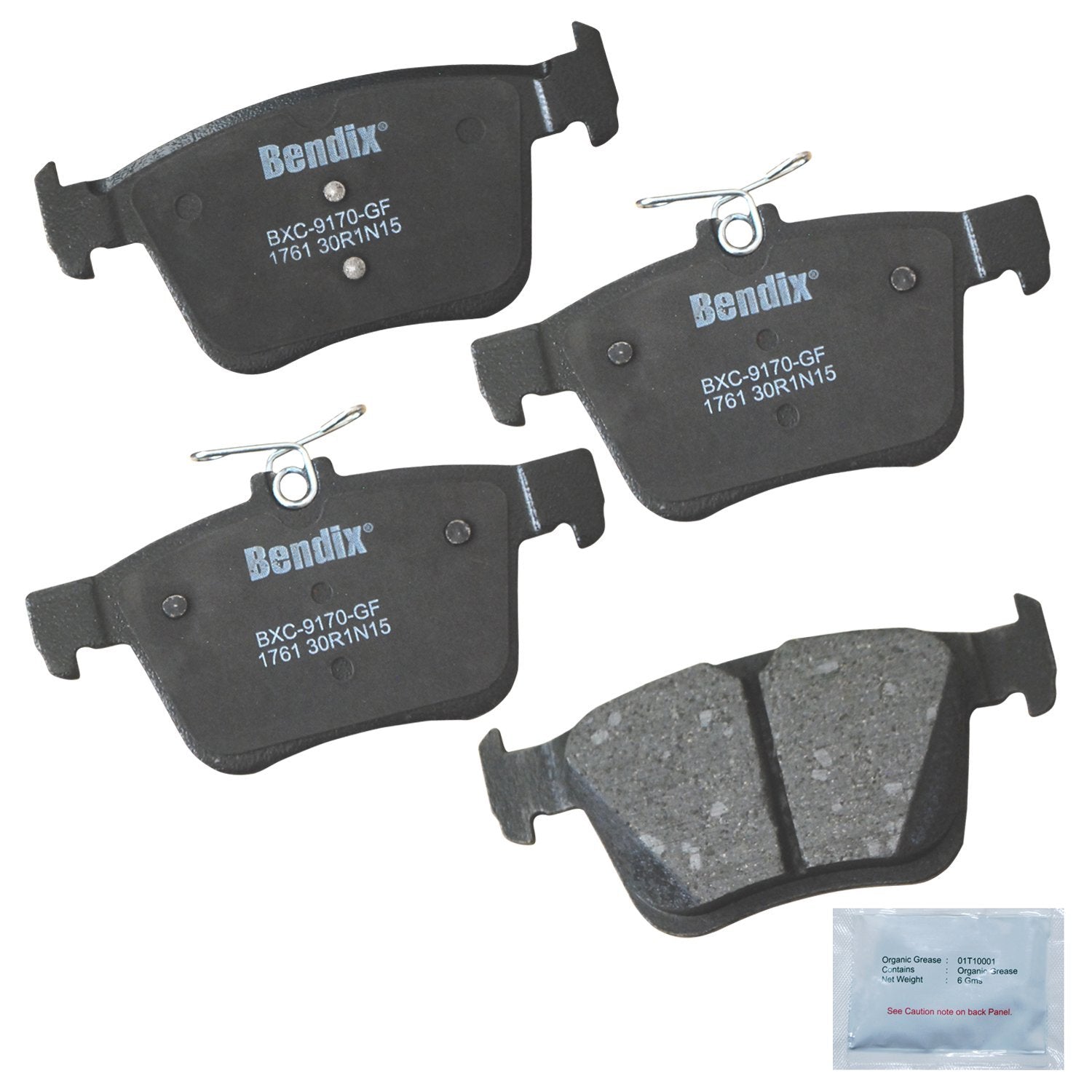 Bendix Priority1 Cfc1761 Rear Brake Pads For Audi A3,Quattro,Sportback E-Tron,Q2,Q3,Rs3,S3,Tt,Rs Tts Mg Gt,Seat Ateca,Leon,Tarra
