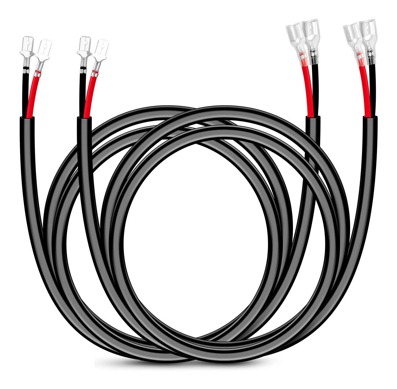 Nilight Wire Extension, 3 Feet, Play And Plug 16 Gauge - Wiring Harness Extension For Off Road Led Work Light Bar