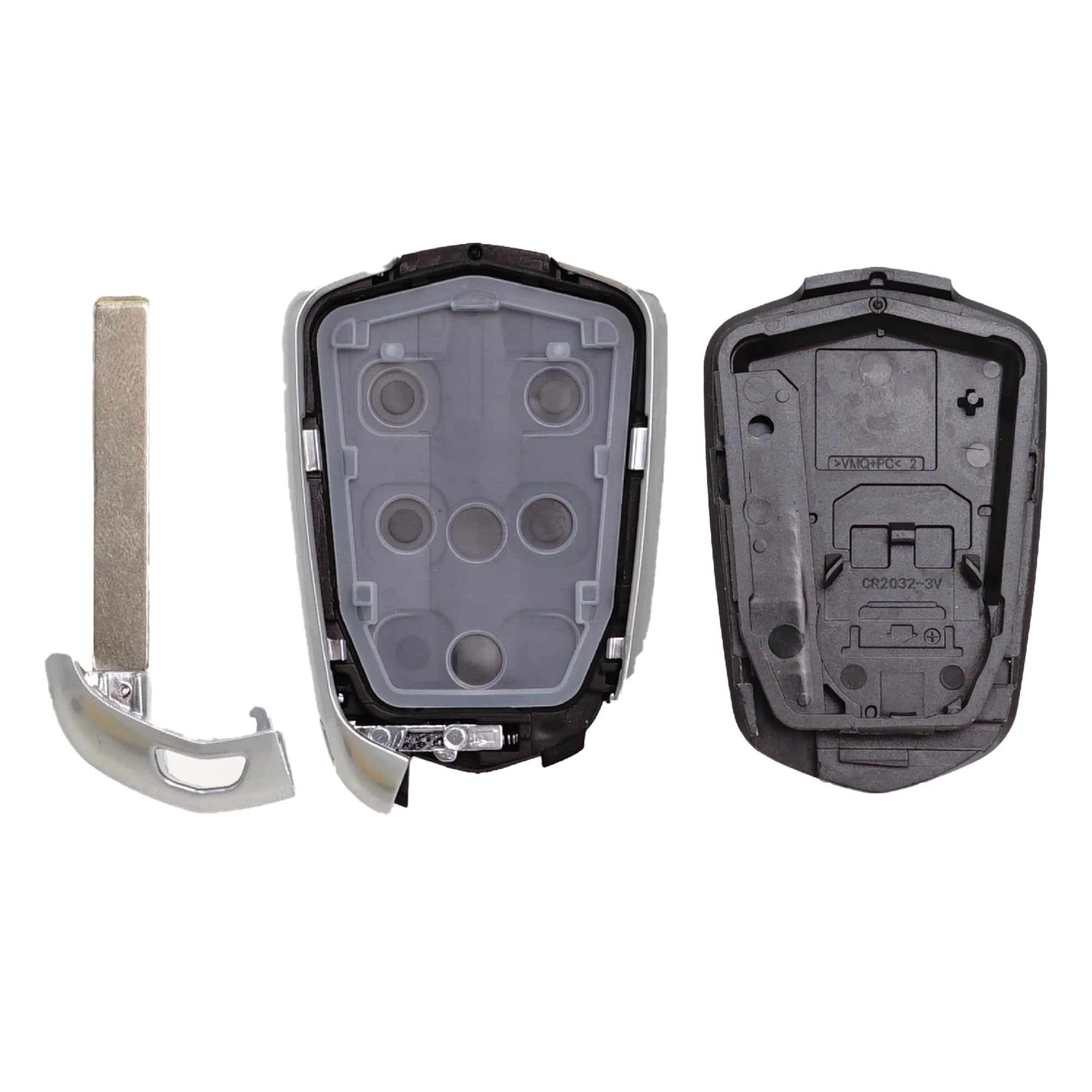 Supaland Key Fob Shell Case Replacement Fits For Cadillac Escalade Esv 2015 2016 2017 2018 2019 2020 Keyless Entry Remote Contro