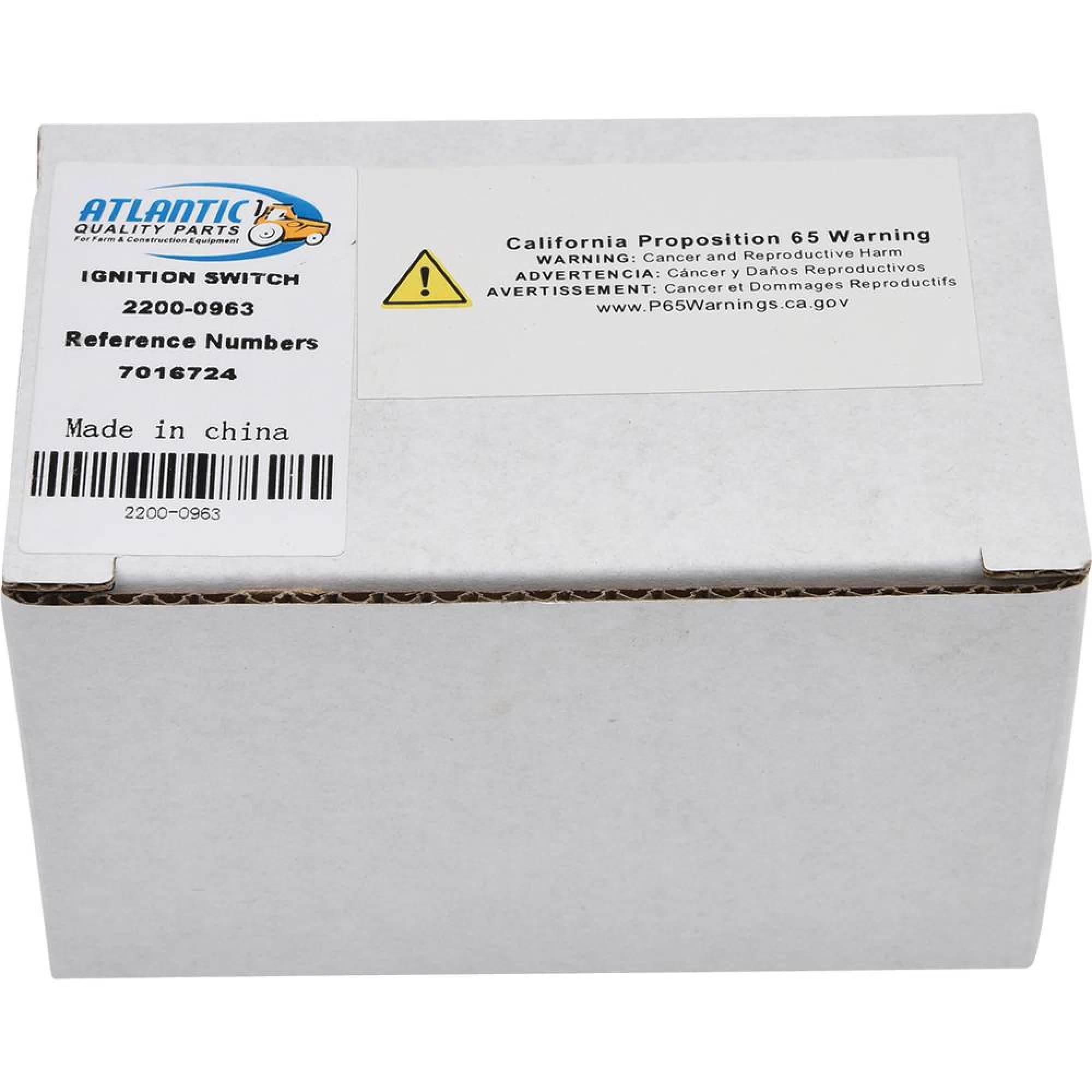 Complete Tractor 2200-0963 Ignition Switch Compatible With/Replacement For Bobcat 3450, 3200, 3400, 3400D, 3400Dxl, 3400G, 3400G