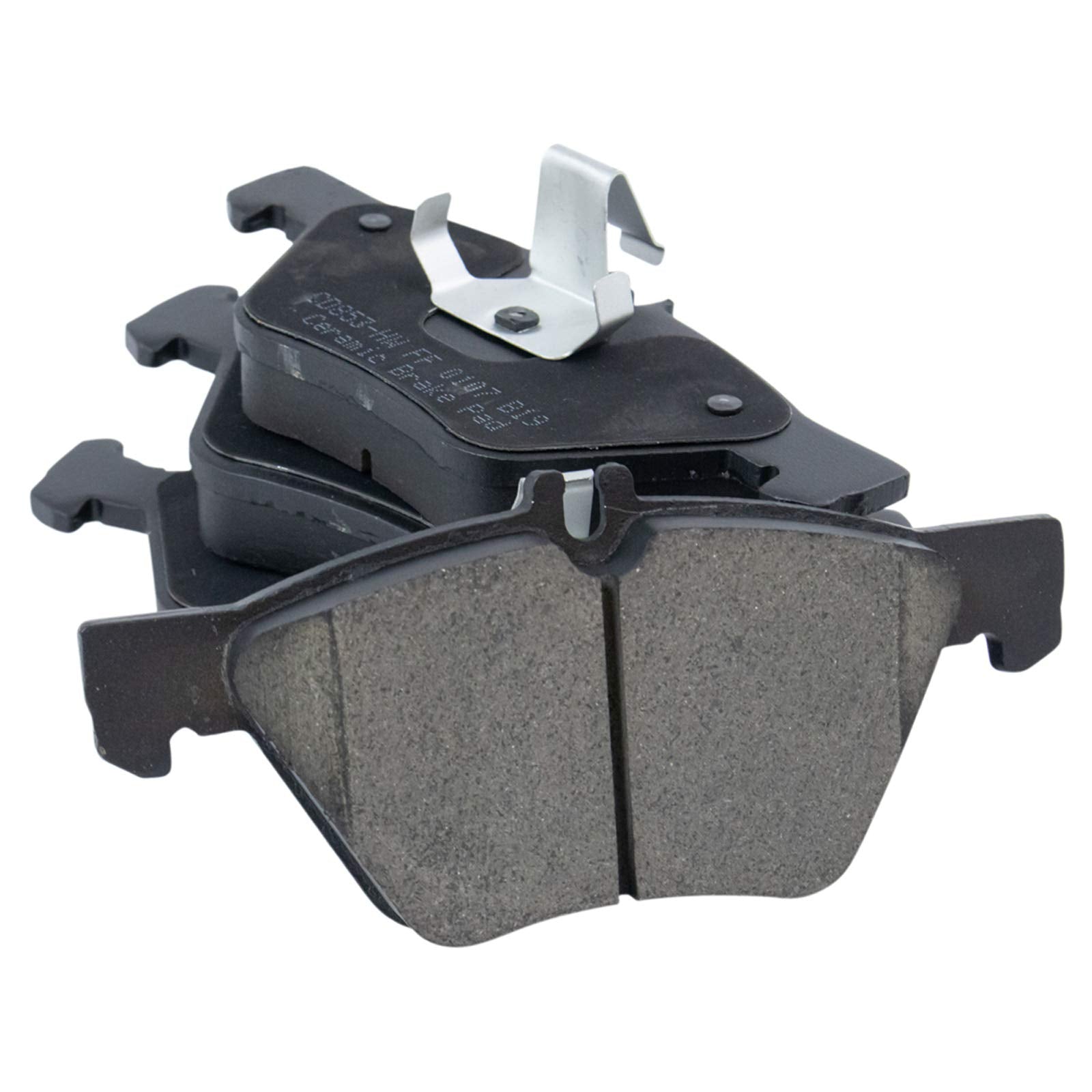 Trq Front Brake Pad & Rotor Kit Brake Pads Brake Rotor Ceramic Compatible With 2003-2005 Mercedes-Benz E320 2006-2009 E350