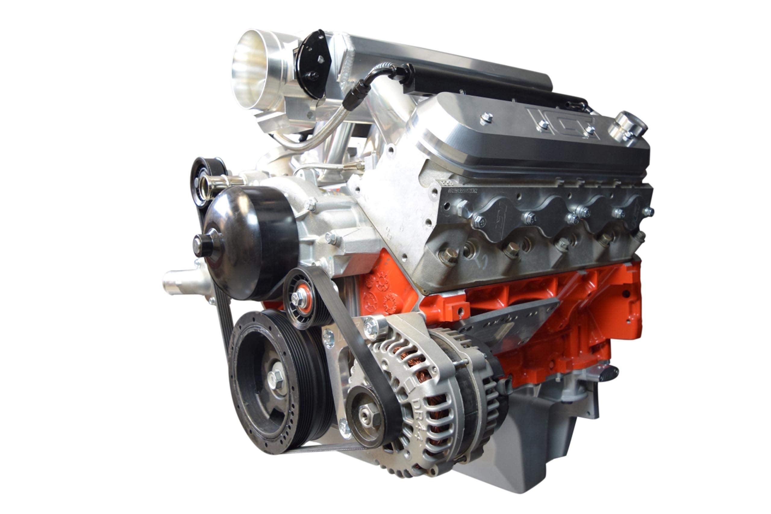 ICT Billet LS Billet Alternator Bracket Low Mount Compatible with Chevy Corvette American Made CNC Machined Aluminum 5.7L 6.0L 6.2L LS1 LSX LS3 LS2 LS6 551667-1