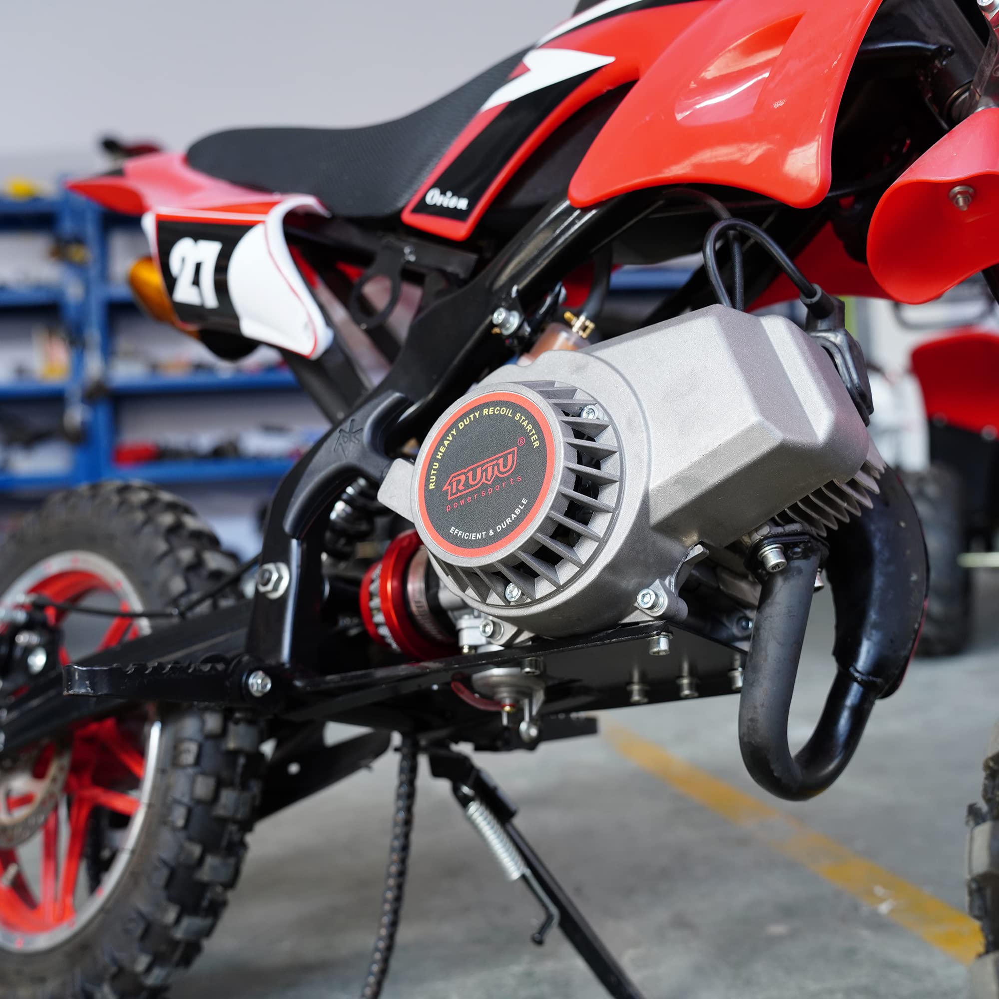 Metal Pull Starter Start With Core Replacement For 2 Stroke 47Cc 49Cc Pocket Bike Mini Bike Dirt Bike