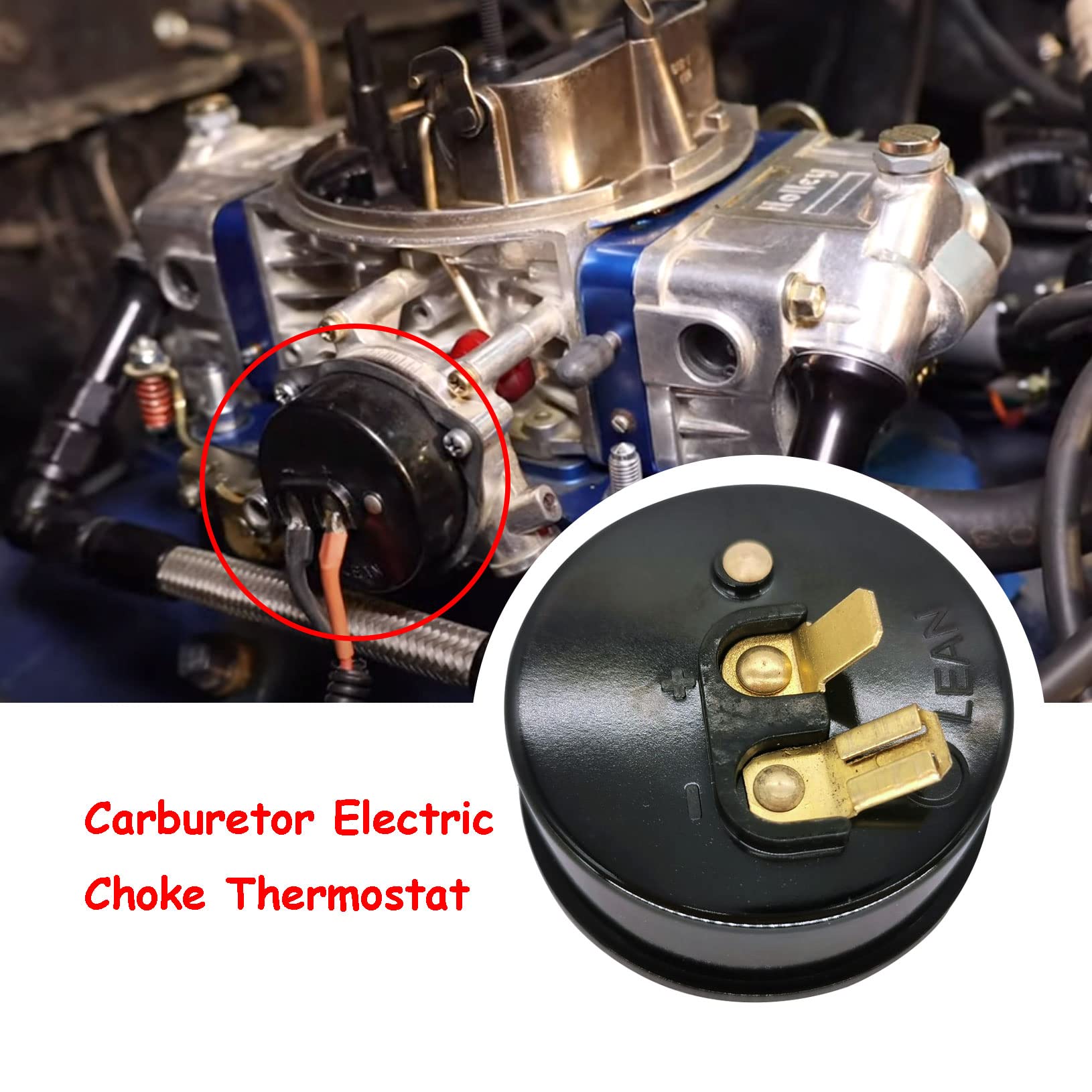 Wauebuly Electric Choke Thermostat Cap Of Carburetor Replacement For 1400 1403 1406 1409 1901 1906 1801 1825 Series 500/600/ 650/750 / 800 Style 4 Barry Carb