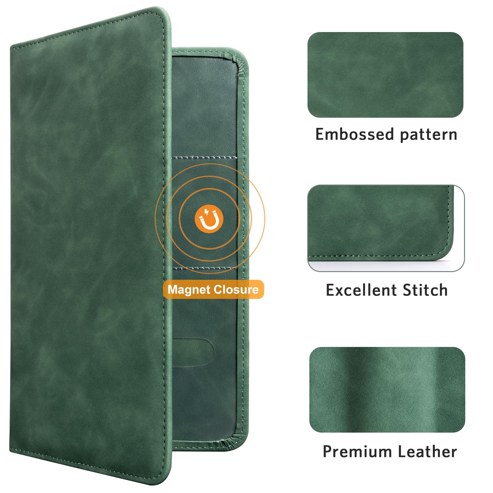 Cobak Car Registration And Insurance Holder - Vehicle Glove Box Car Organizer,Auto Truck Comparment Accessories Case With Magnet