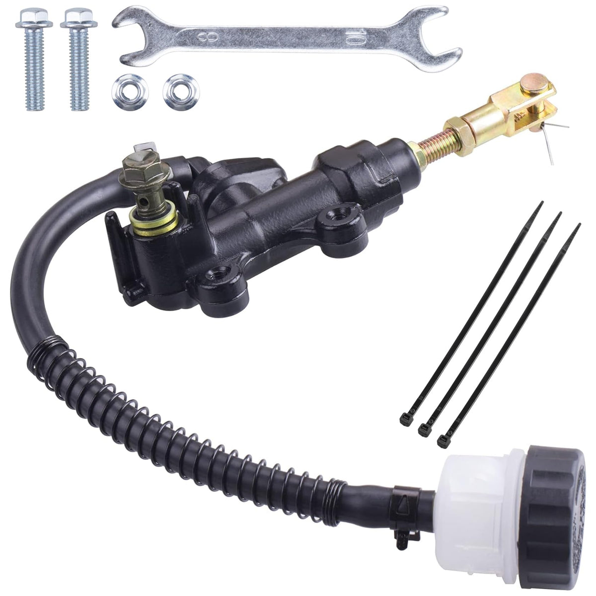 Mwmnun Rear Brake Master Cylinder Pump Compatible With Suzuki Gsxr 600 750 1000 1100 Gsx1300R Rf600 Rf900 Sv650 Sv1000 Bandit Gsf 250 400 600 650 1200 1250