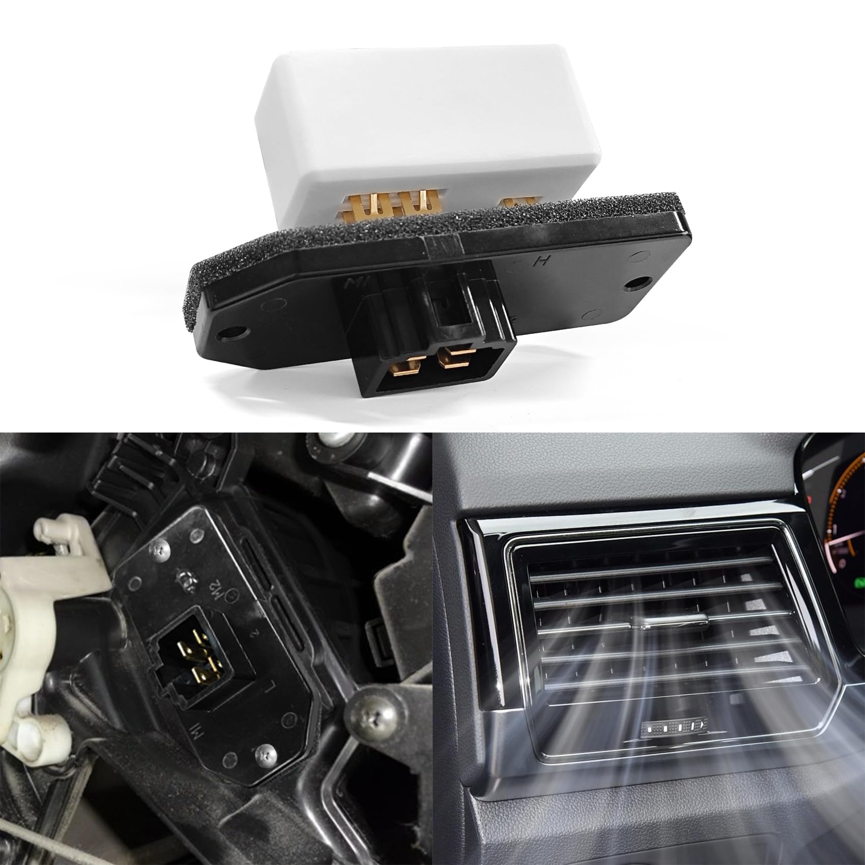 HQRNYP HVAC Fan Blower Motor Resistor, AC Blower Motor Resistor, AC Heater Resistors, Car Accessories Compatible with Dodge Ram 