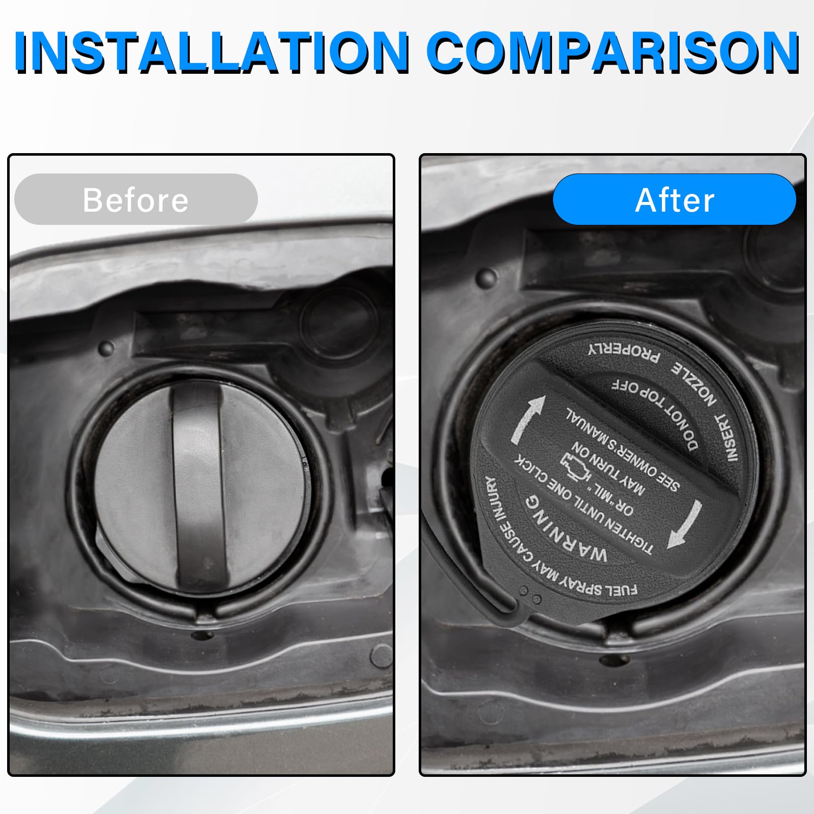 Gas Cap for Audi Fuel Cap 8K0201550N for Audi A4 A5 A8, Quattro Q5 RS5 S4 S5 S8 SQ5 allroad, Volkswagen VW Golf, Golf Alltrack R