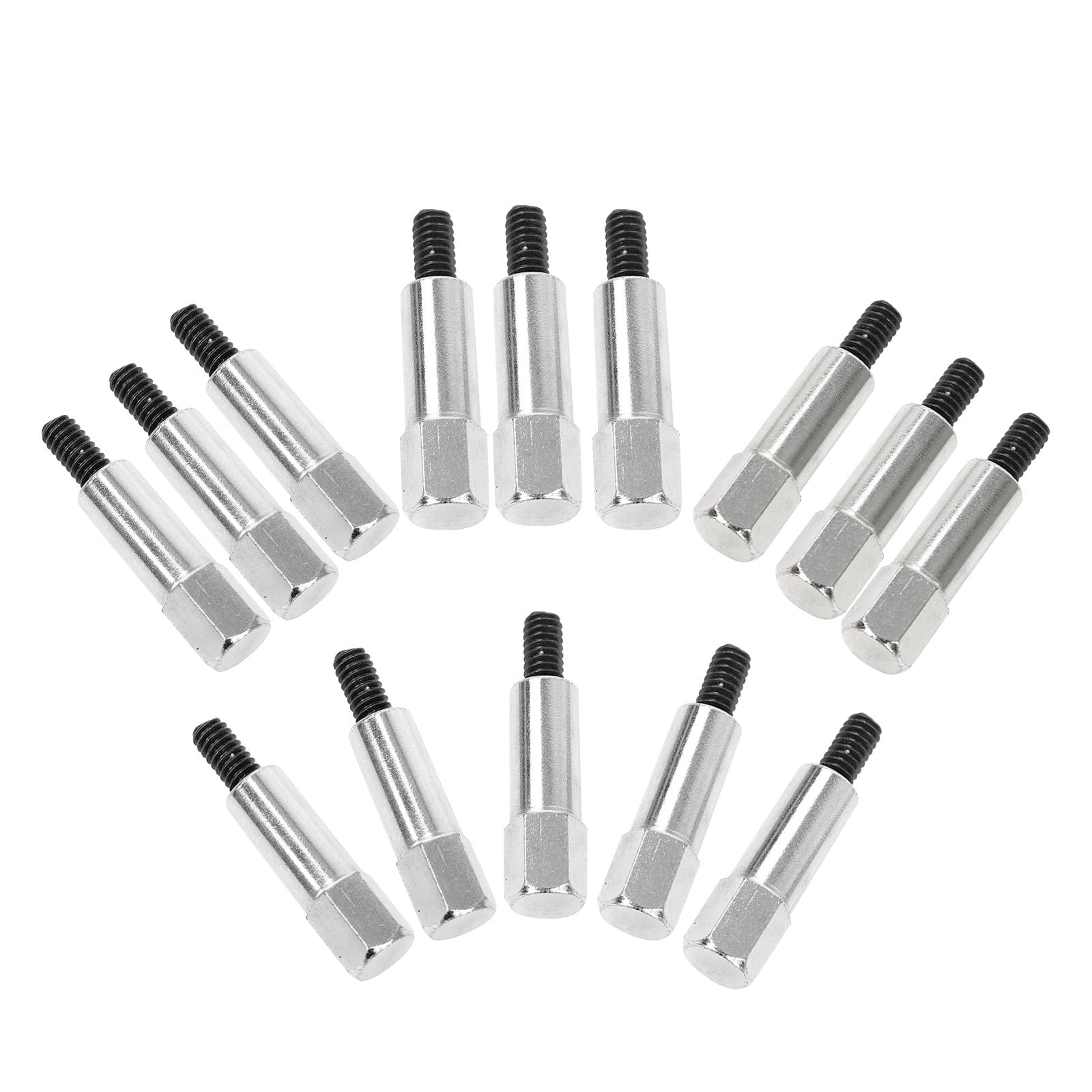 Magqoo 14Pcs Chrome Stud Kit Big Block Valve Cover Bolt Set Replacement For Chevy Fits Bbc 396 427 454 502 Engines
