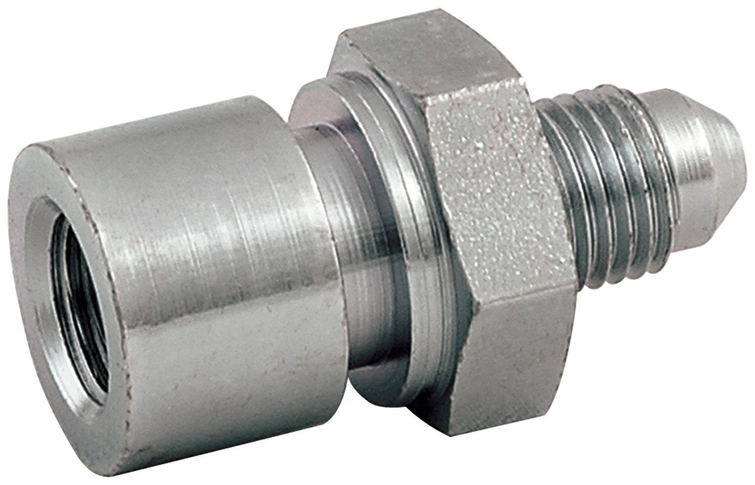 Allstar Performance All50100 3/16' Inverted Flare Brake Line Adapter, Zinc