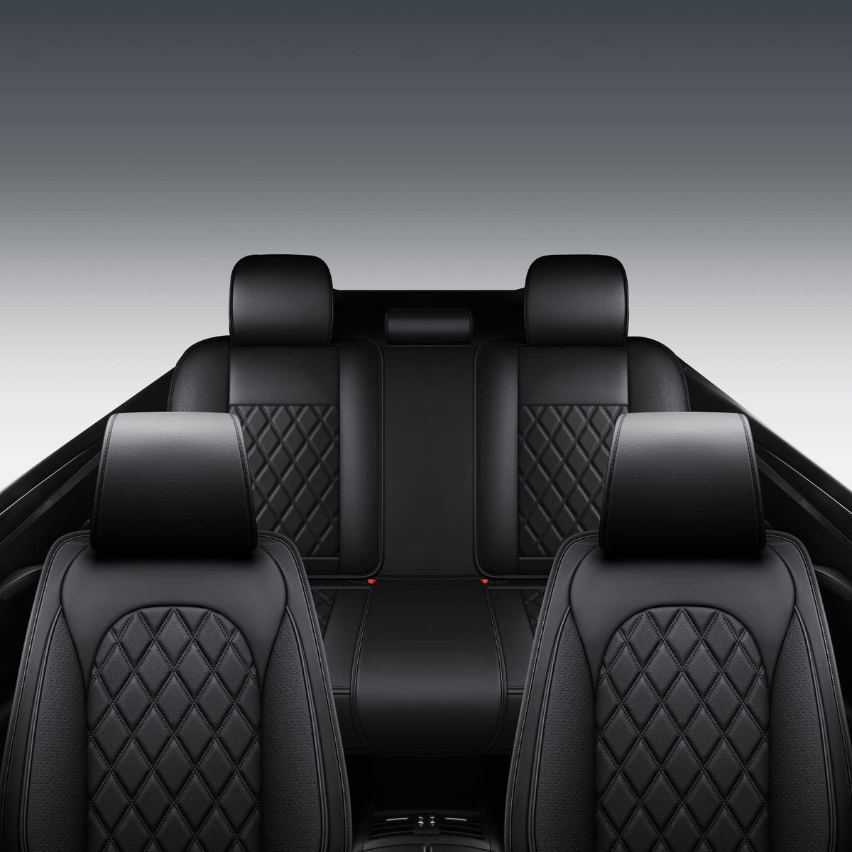 LINGVIDO Breathable and Waterproof Faux Leather Automotive Seat Covers for Cars SUV Truck Sedan,Universal Anti-Slip Driver Seat 