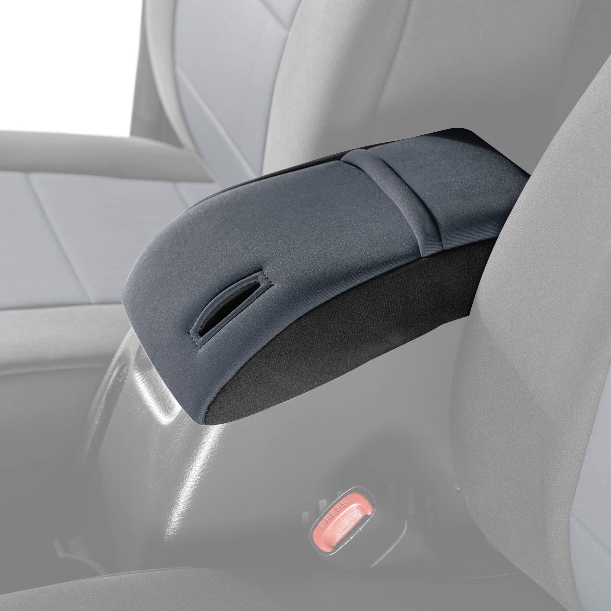 Diver Down Neoprene Center Console Cover - Fits Jeep 1997-2006 Tj Wrangler - Cushioned Armrest Cover - Doesn'T Burn Your Elbow -