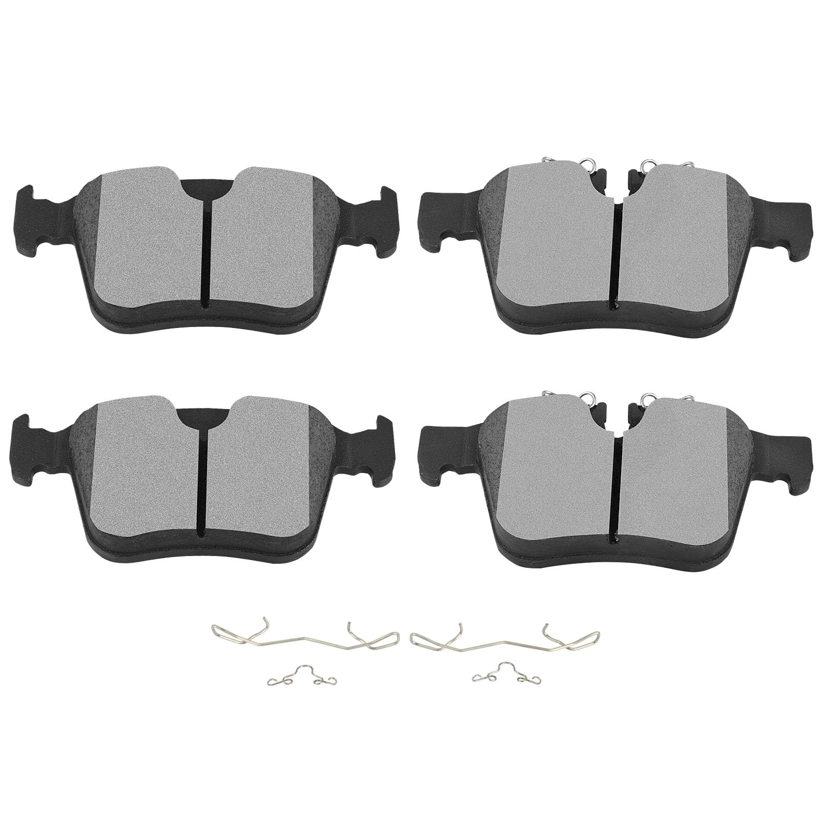 Scitoo Rear Disc Brake Pad Set 4Pcs W/Hardware Fit For Jaguar 2016 2017 2018 2019 2020 2021 2022,For Land Rover 2015 2016 2017 2