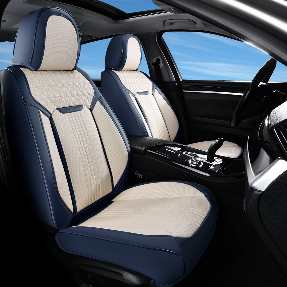 Coverado Front Seat Covers, Car Seat Covers Front Seats, Leather Seat Cover For Cars, Waterproof Seat Covers, Car Seat Protector
