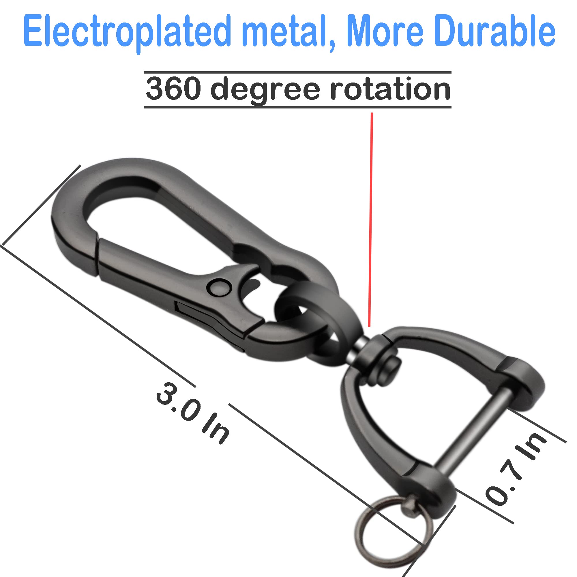 Kirsnda Key Fob Cover Case Keychain Compatible With Ford,Soft Tpu Key Case Fit Expedition For Mustang Fusion Raptor F250 F350 F450 F550 Edge Explorer Smart Remote,5 Buttons Black