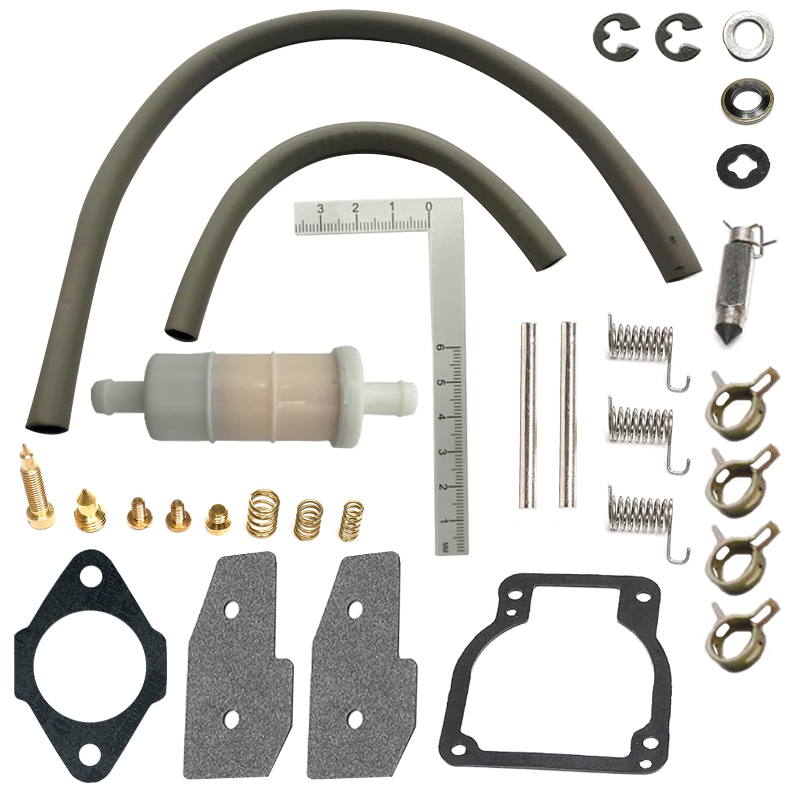 Trucktok 18-7750-1 Carburetor Rebuild Kit Gasket Many Mercury Mariner Outboards Boat Motor Parts Replacement For 1395-8236354(Pa