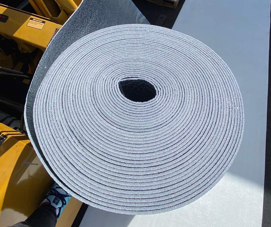 Smartshield -5Mm 48''X25Ft Reflective Insulation Roll, Foam Core Radiant Barrier, Thermal Foil Insulation - Engineered Foil