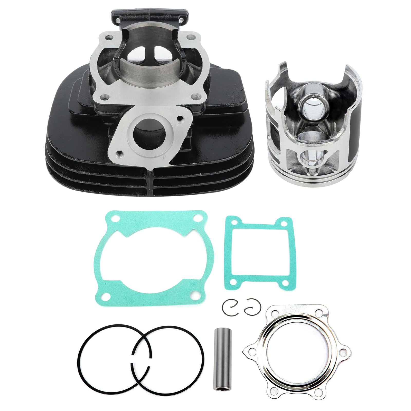 Eccpp New Cylinder Piston Ring Gasket For 1988-2006 For Yamaha Blaster 200 Yfs 200 Compatible Fit For Cylinder Piston Gasket Top End Kit