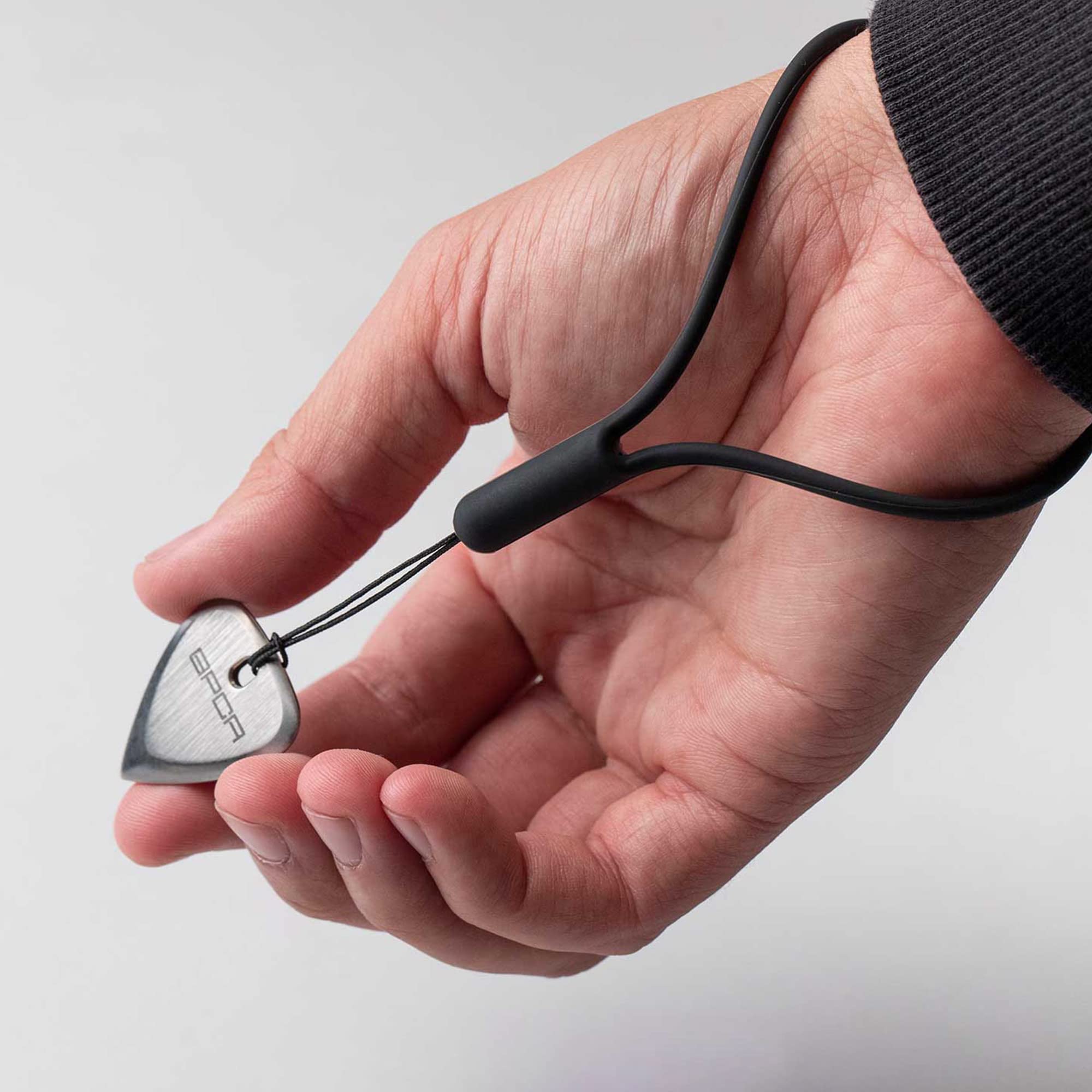 Gpca - Titanium Guitar Pick, All-Around Pick For Guitar, Bass And More, Unique Ukulele Picks With Silicone Strap, Must-Have Guit