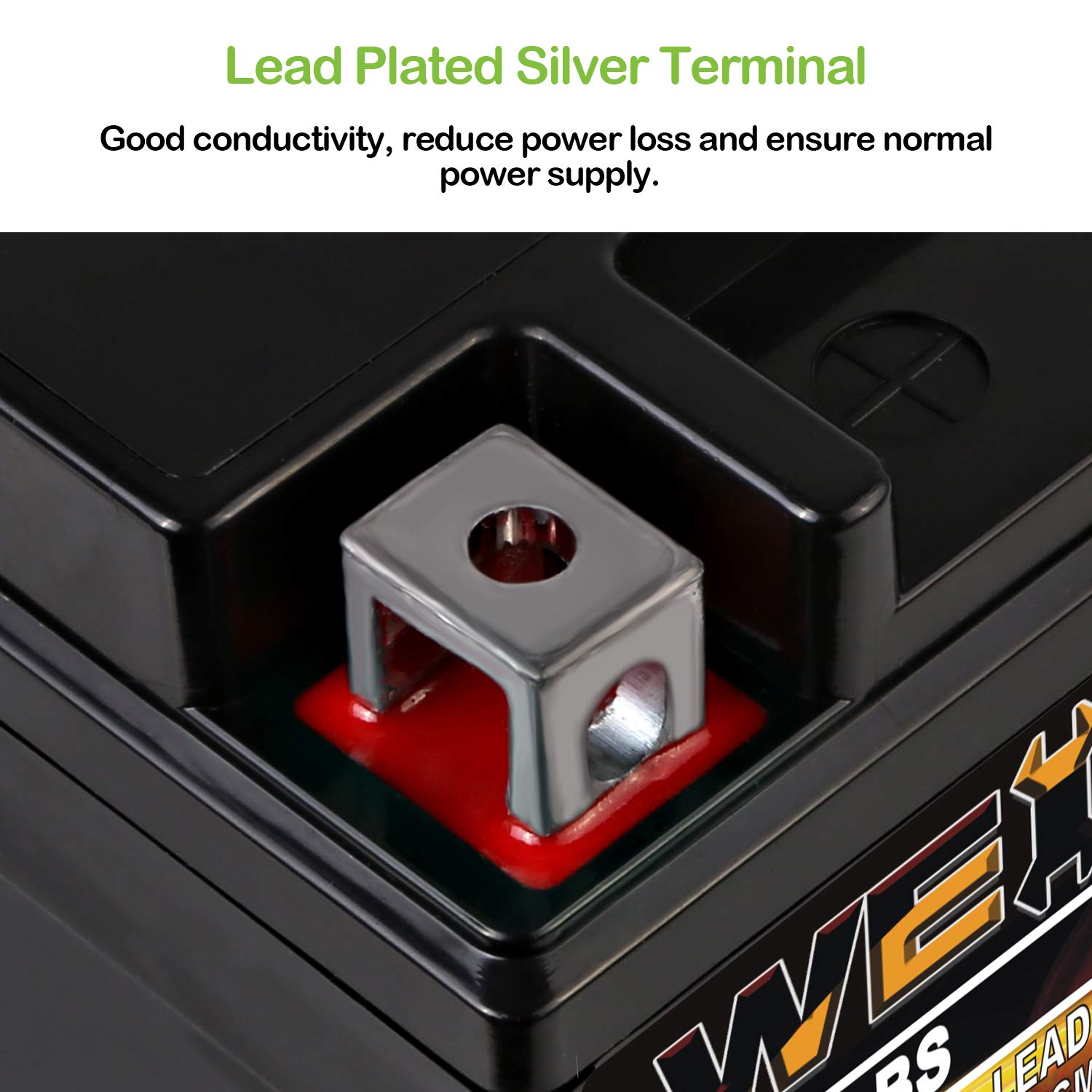 Weize Ytx7A-Bs High Performance - Maintenance Free - Sealed Agm Motorcycle Battery Compatible With Gas Gy6 Scooter Moped 50Cc 12