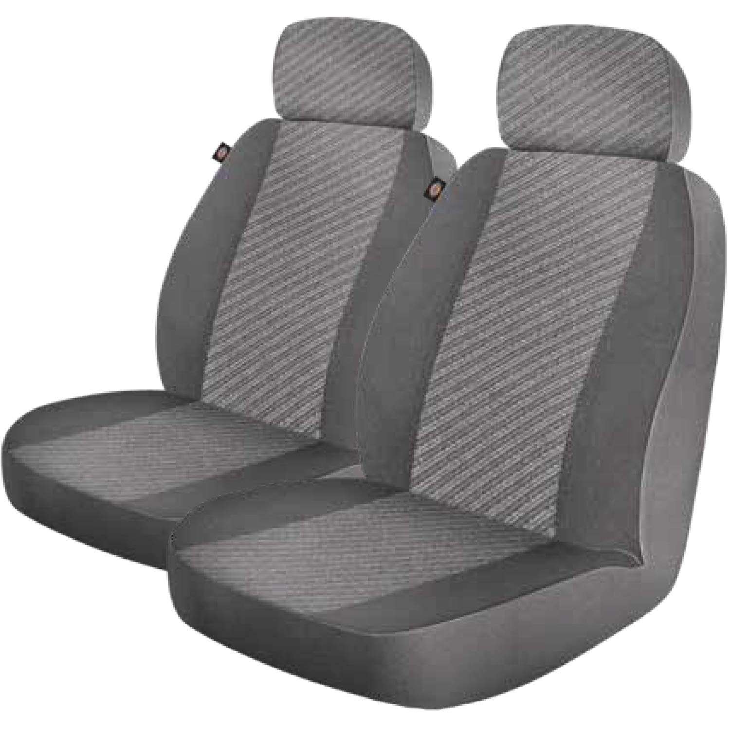 DICKIES 3003418LD, Morrisey Gray 2-Piece Seat Cover Set, Grey