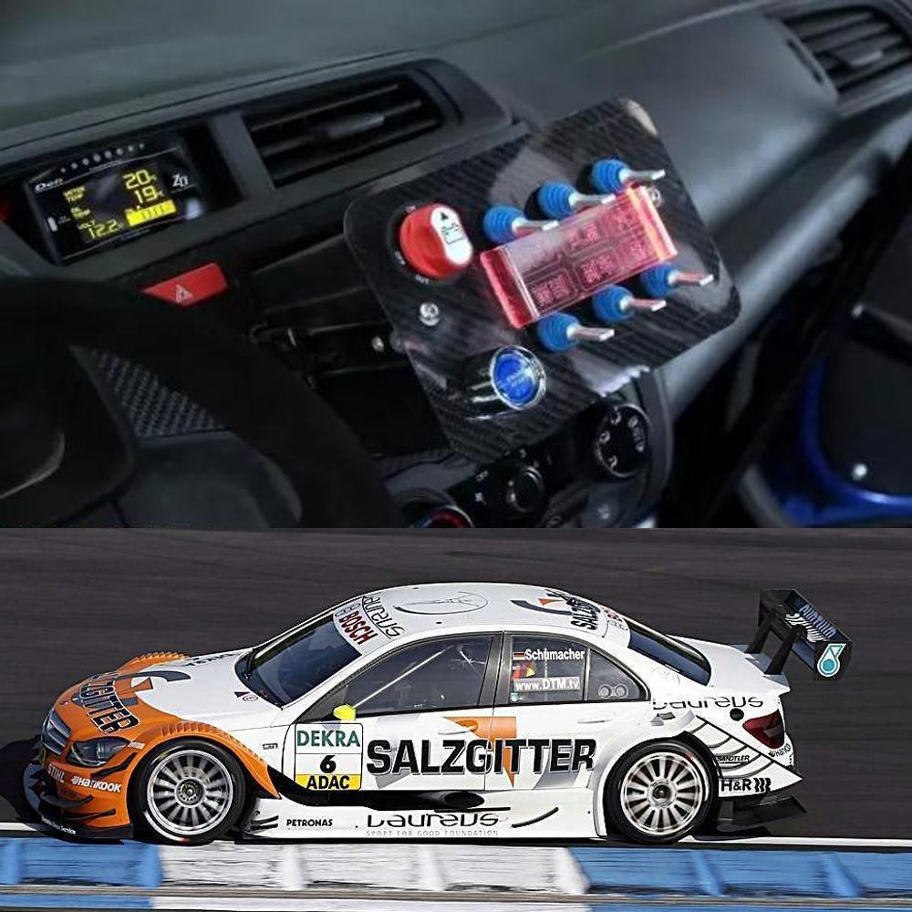 Start Switch 12V Dc 50A Blue Car Start Engine Button Stater