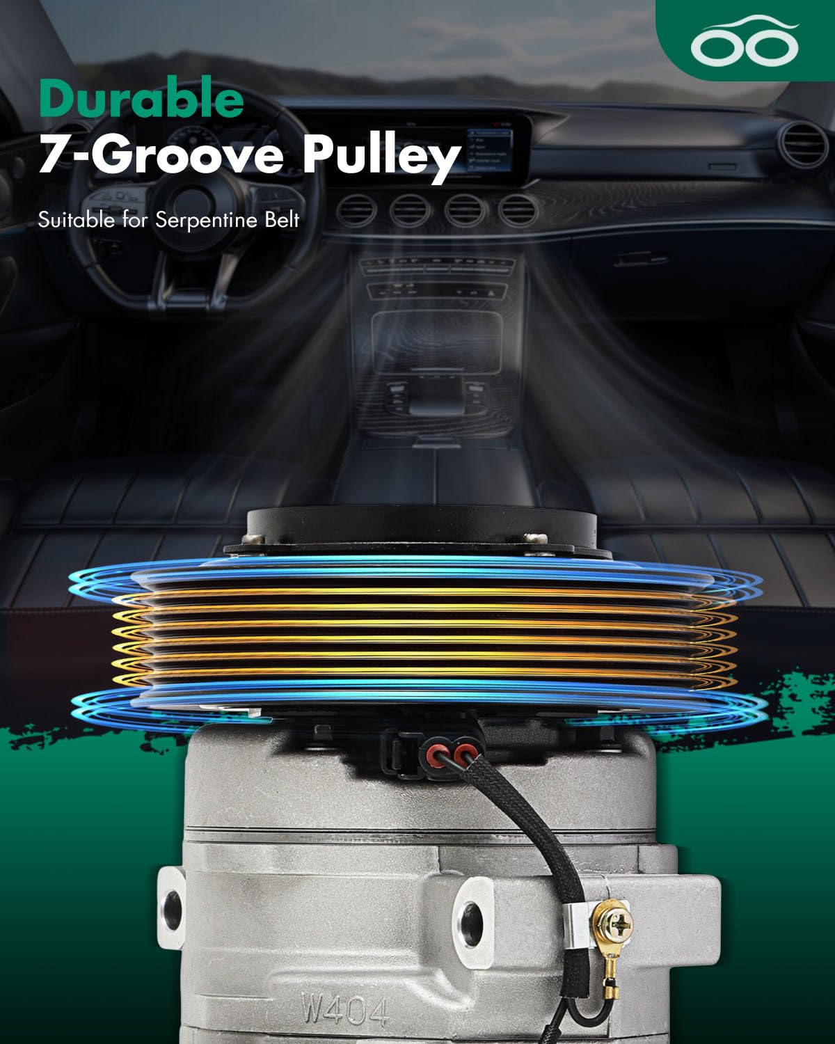 SCITOO AC Compressor for 2001-2005 Toyota RAV4 (2.0L, 2.4L) with Rapid Cooling, Energy Saving, Clutch, Prefilled Oil