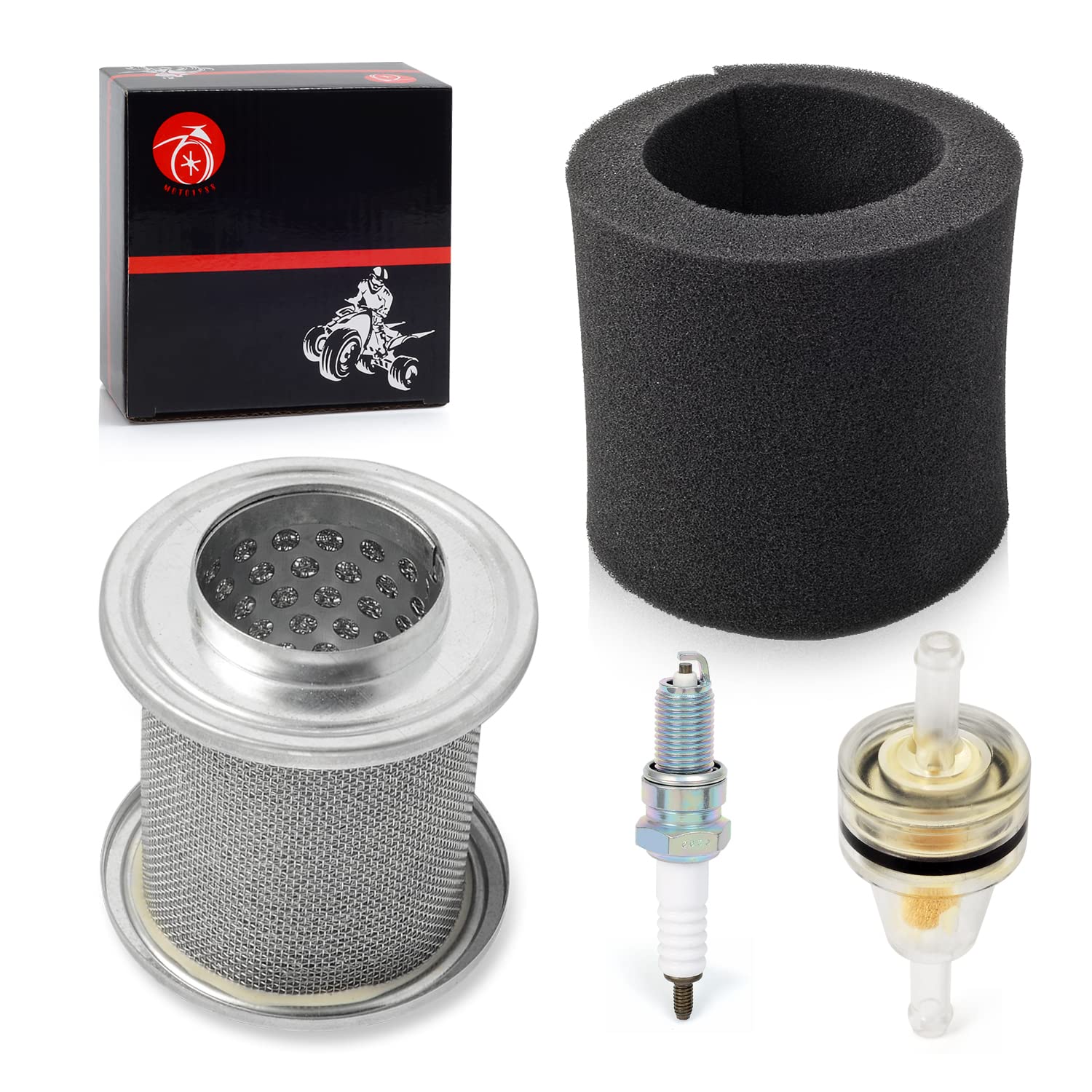 Air Filter Holder Kit Spark Plug For Honda Xr80 Xr100 R Crf80 Crf100 F Trx90 17212-Kj2-003