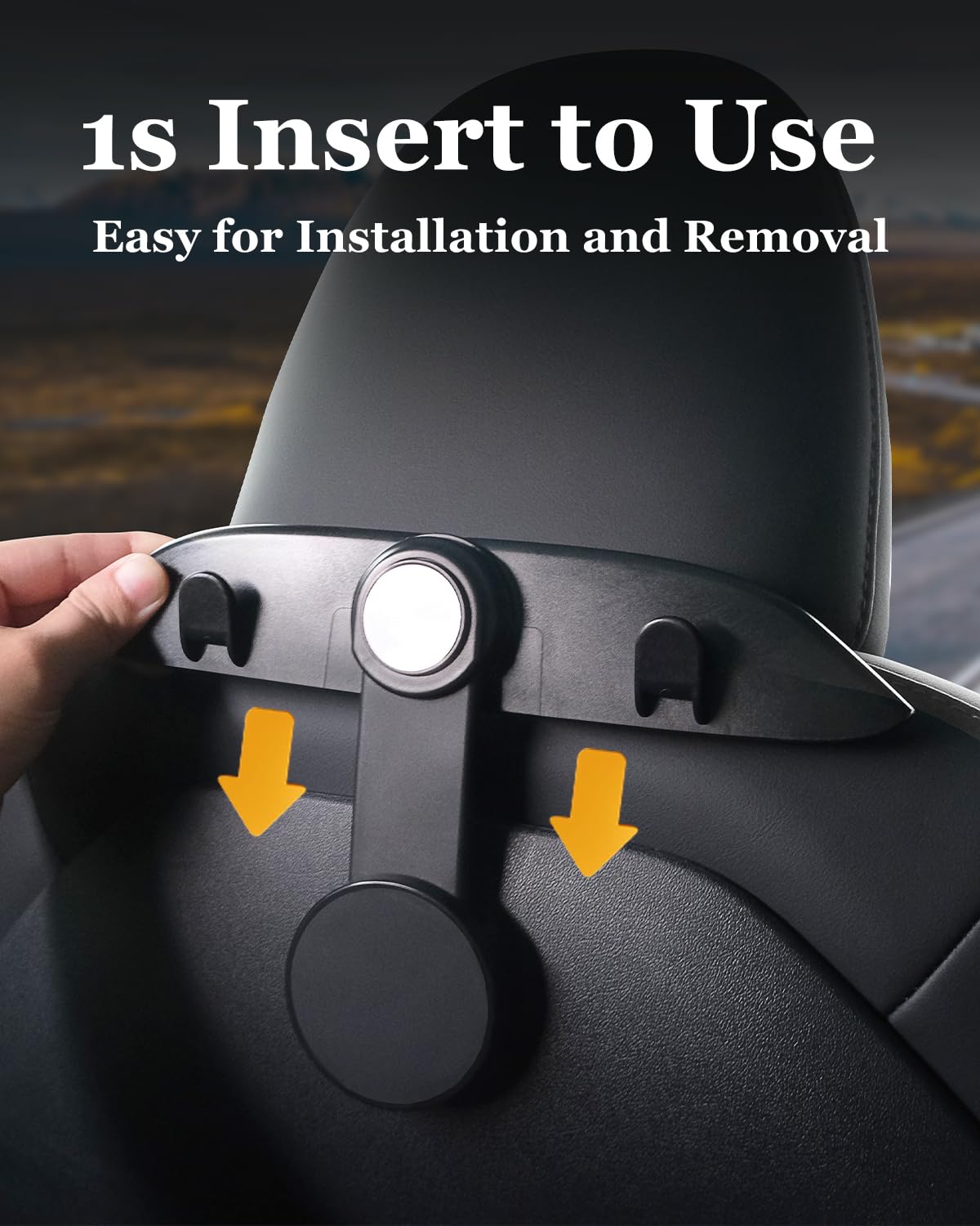 Dicmky 1 Pack Tesla Car Seat Hooks & Magnetic Phone Holder For Tesla Model Y(Juniper) Model 3(Highland) Accessories 2026 2025 20