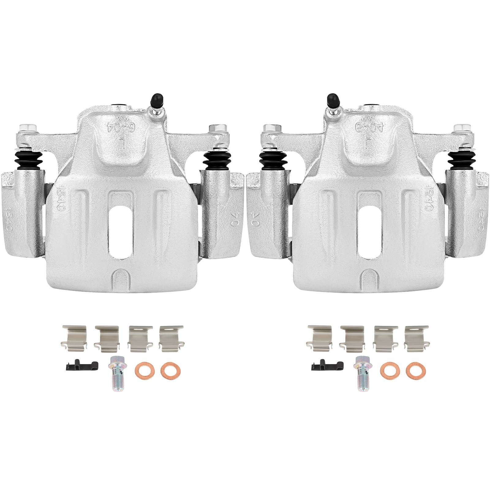 Scitoo 19B2664 19B2665 Front Left & Right Disc Brake Calipers Assembly W/Bracket For Toyota For Highlander 2001-2007