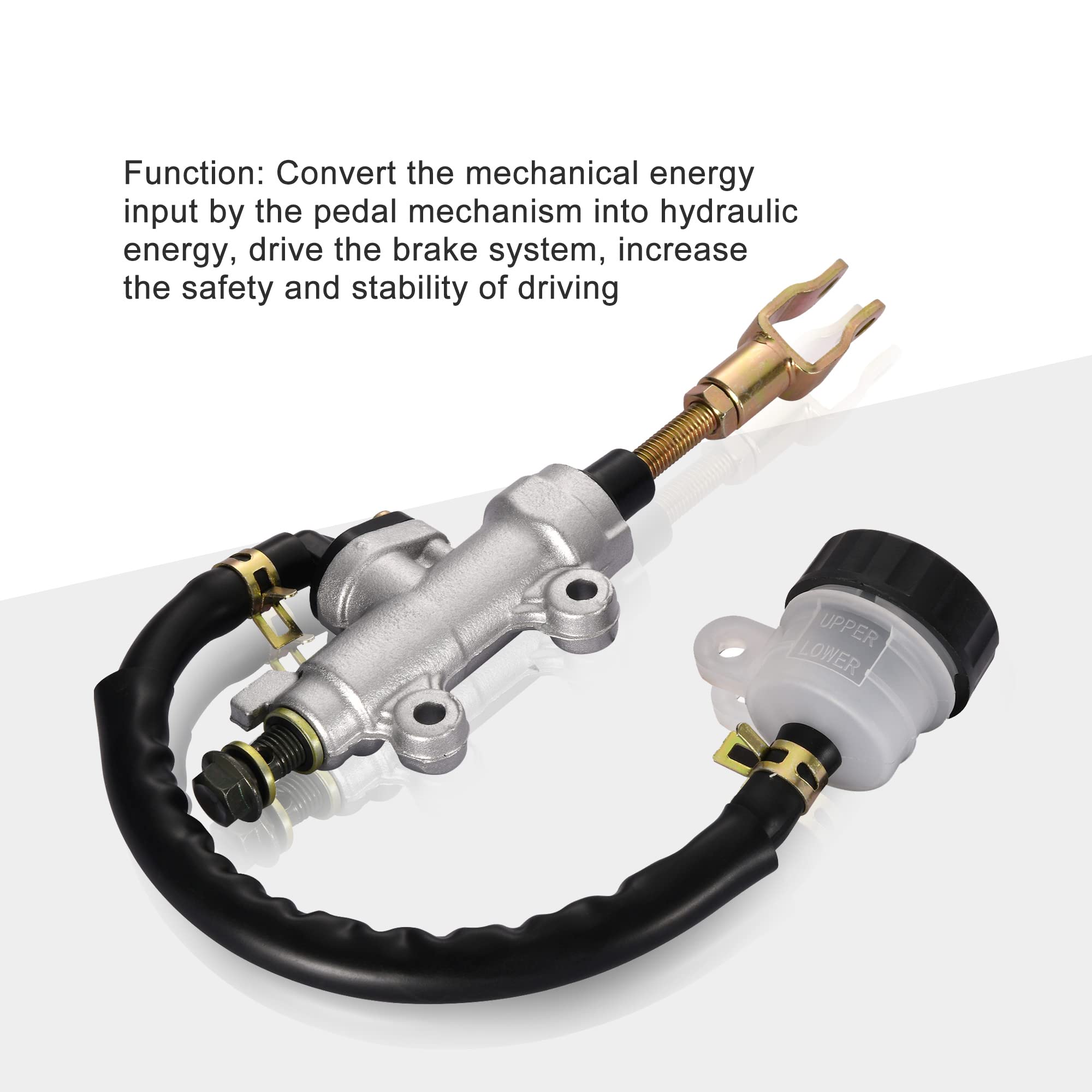 Goofit Rear Brake Master Cylinder With Reservoir For 50Cc 70Cc 90Cc 110Cc 125Cc Atv Chinese Dirt Bike Pit Bike