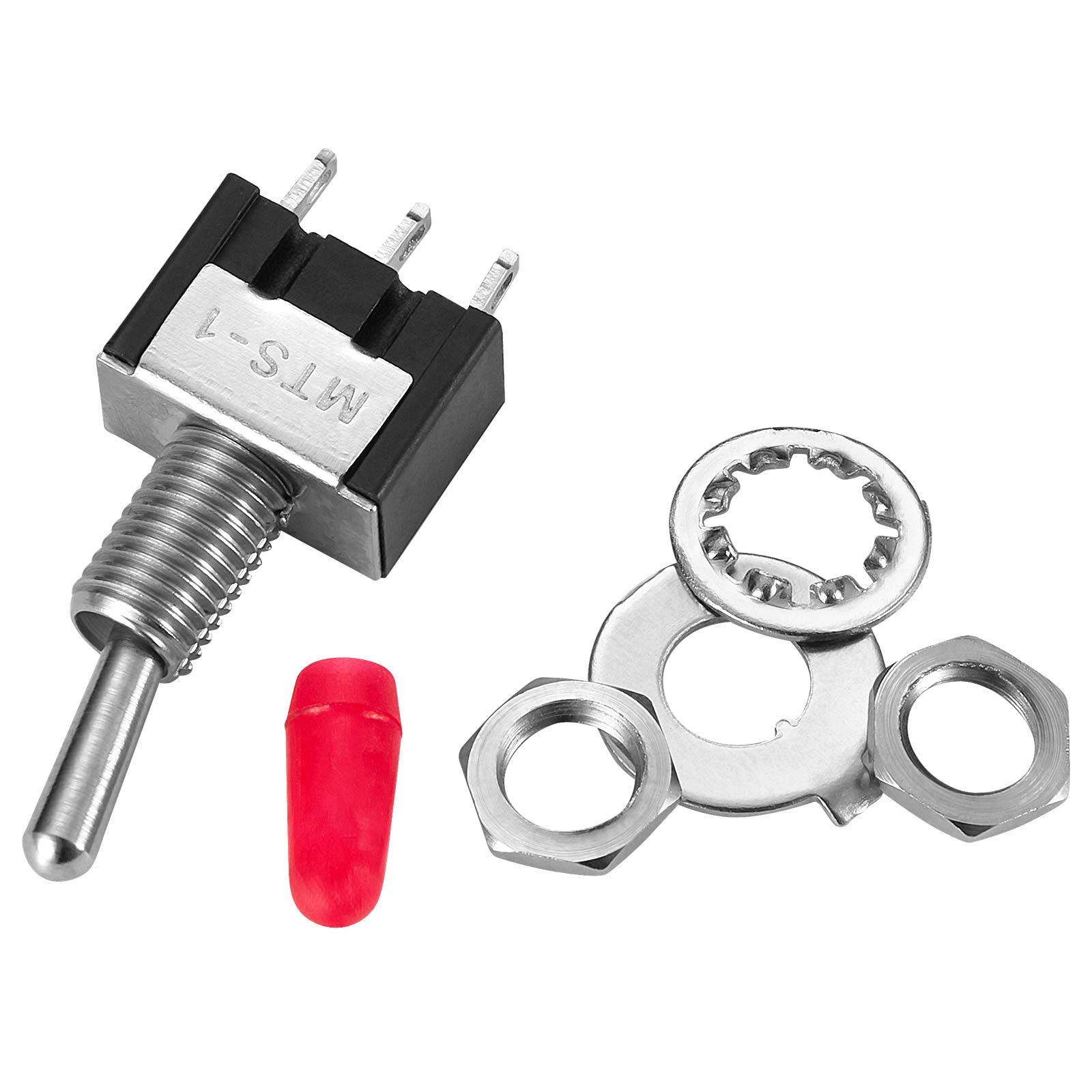 Vonvoff Toggle Switch,4Pcs On/Off Spst Switch With Pre-Soldered Wire,3V/5V/12V/24V/72V/110V/220V/240V/Mini Toggle Switch For Car