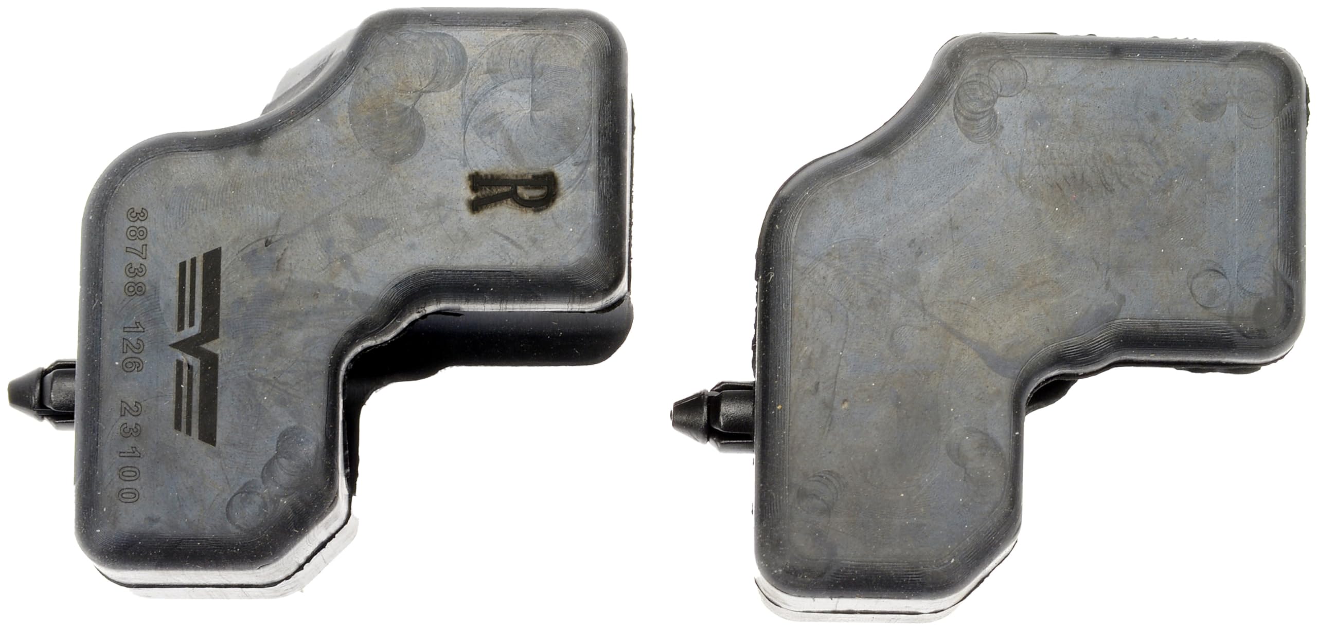 Dorman 38738 Tail Gate Bumper Stops Compatible with Select Ford Models, 2 Pack