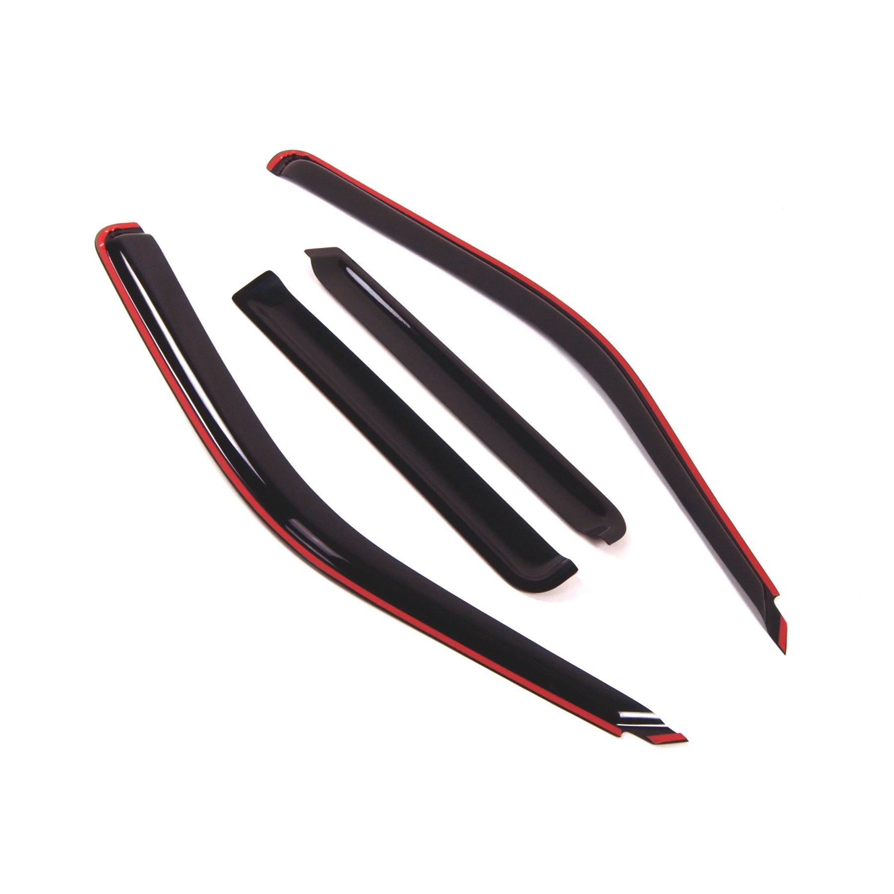 Tuningpros In-Channel Window Vent Visors Rain Guards Compatible With Ford Explorer 1991-2001 | Side Window Wind Deflectors Rain