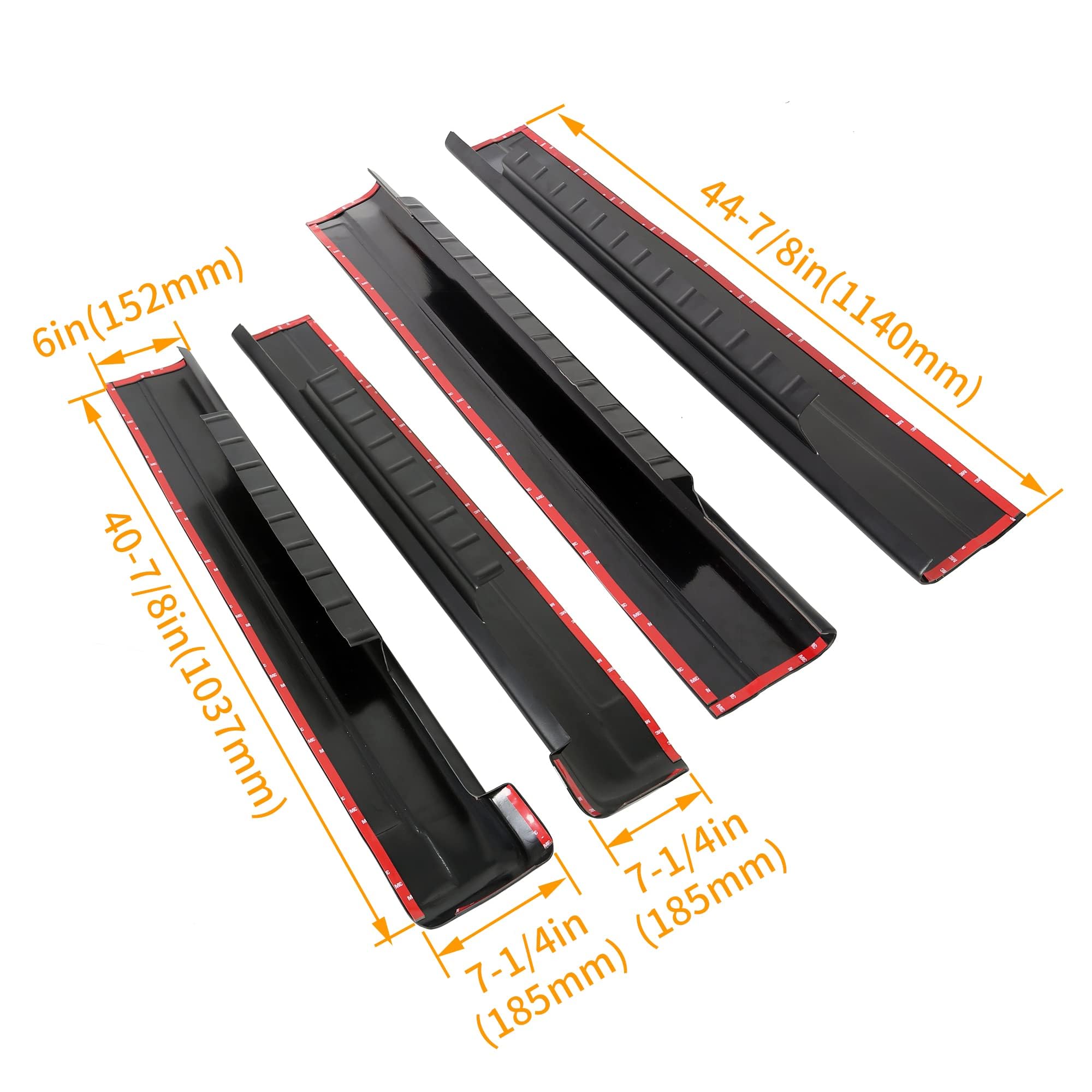 Ecotric Rocker Panel Guard Trail Armor Compatible With 1999-2006 Chevy Chevrolet Silverado/Gmc Sierra 1500 2500 3500 2007 Chevy Chevrolet Silverado 1500 2500 Hd 3500 Classic Crew Cab