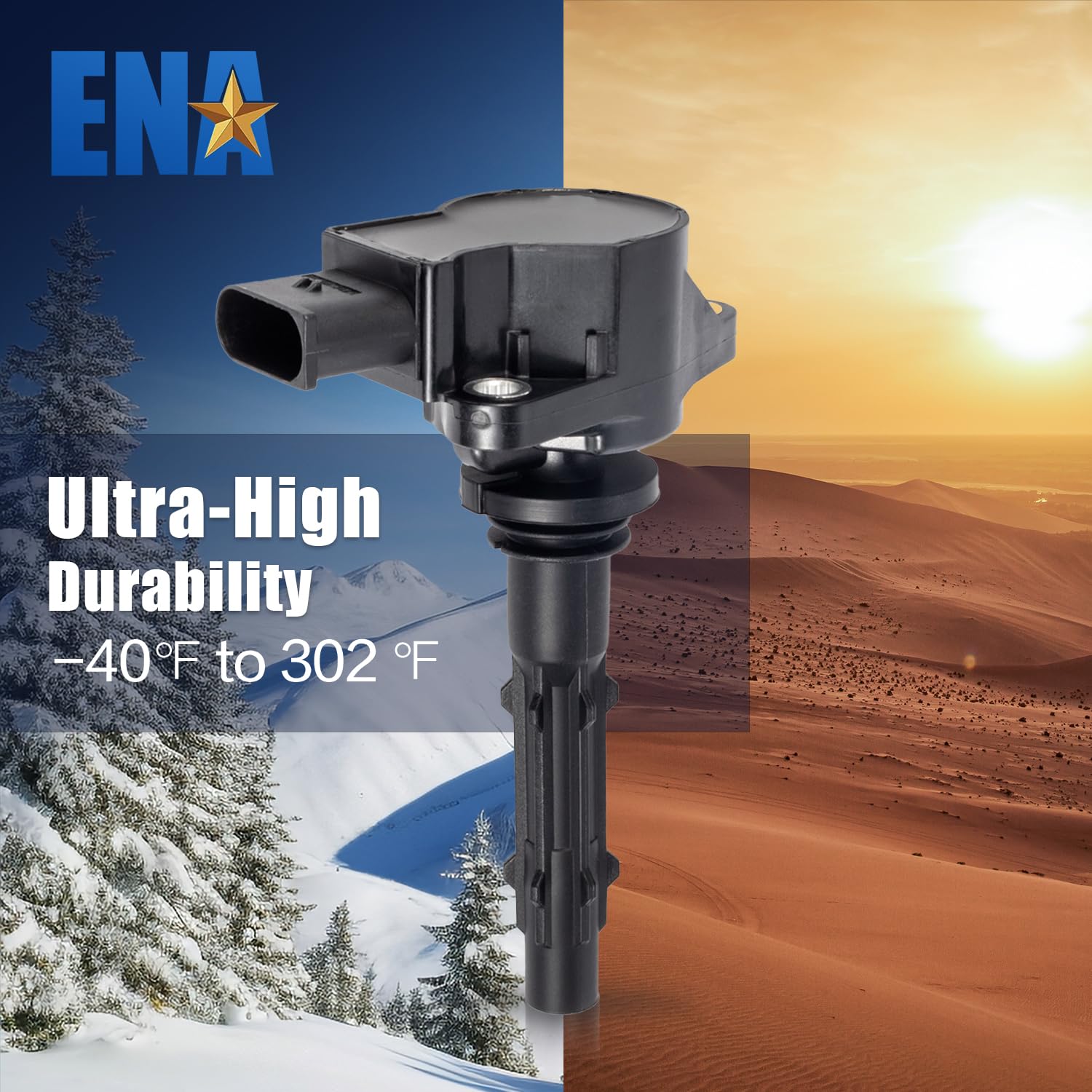 ENA Pack 8 Ignition Coil 4.6L 5.5L Compatible with Mercedes-Benz 2007 2008 2009 2010 2011 2012 2013 2014 2015 CL550 CLK550 CLS55