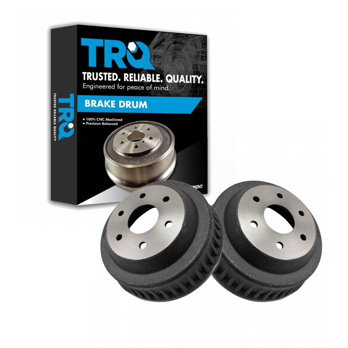Trq Rear Brake Drum Pair Set For Chevy Gmc 1500 2500 Pickup Truck Savanna Van