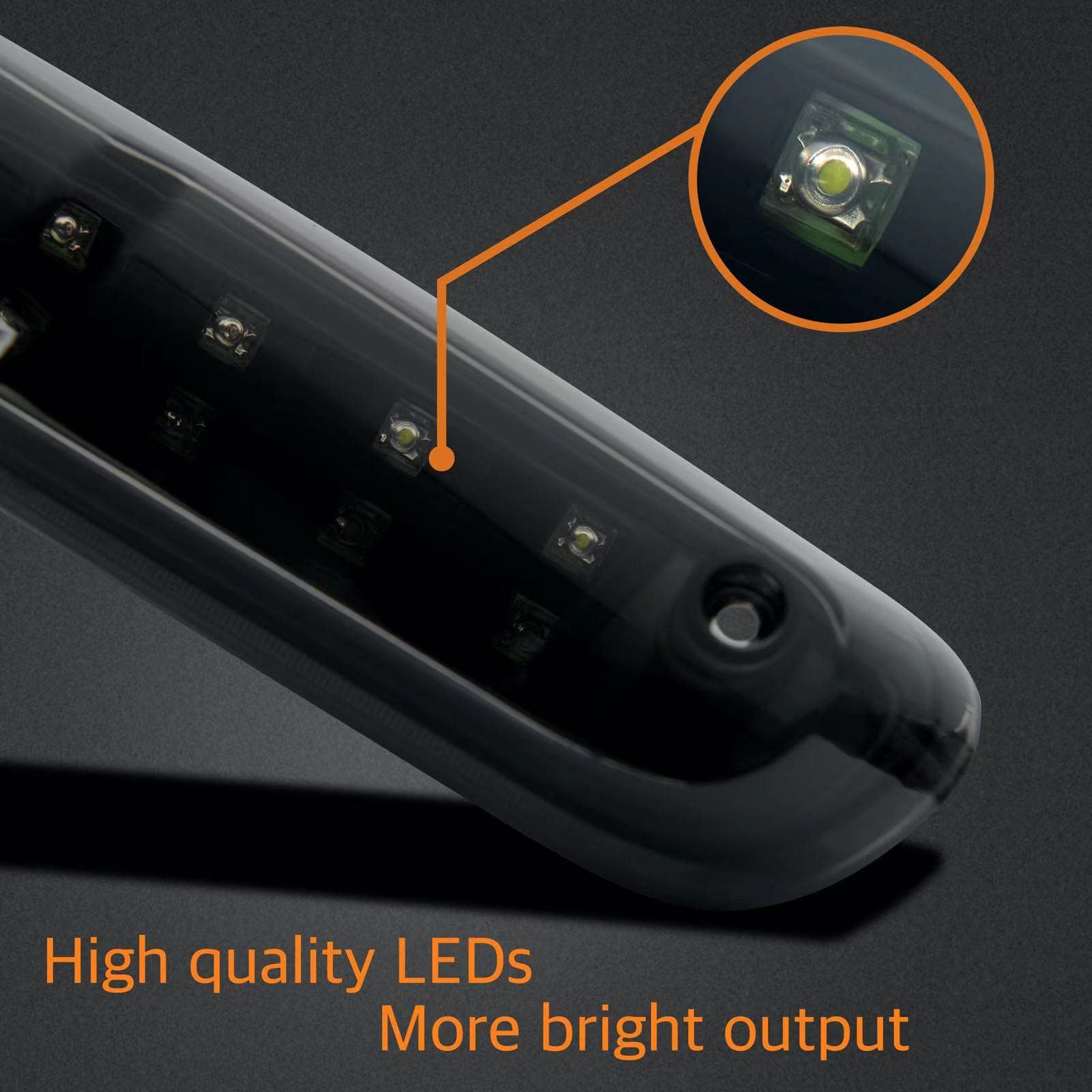 Cxdar Third 3Rd Brake Light, Led High Mount Stop Light For 2007-2013 Chevy Silverado/Gmc Sierra 1500 2500Hd 3500Hd, Rear Center