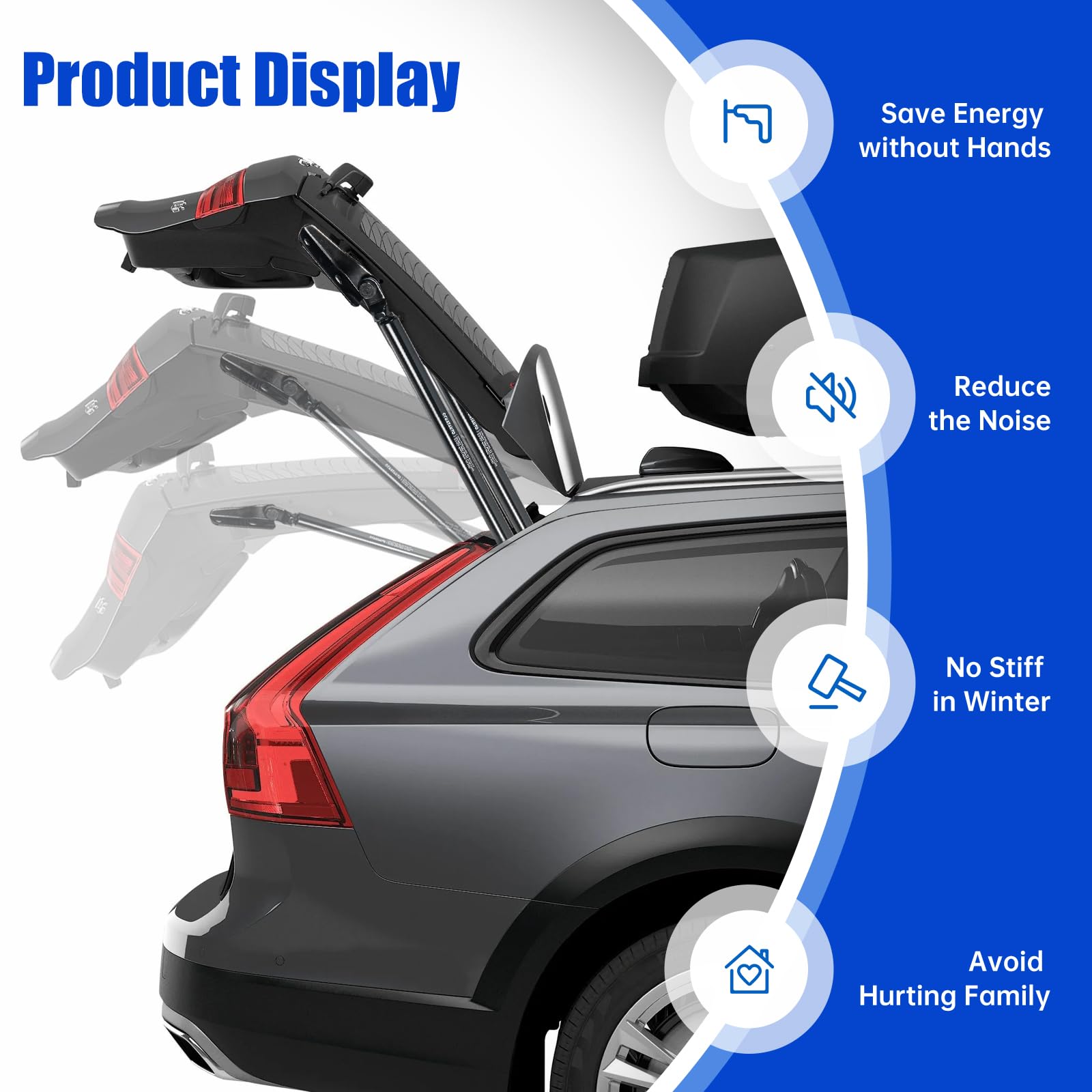 Otuayauto Premium Rear Hatch Tailgate Lift Supports Shock Struts Gas Spring Replacement For Subaru Outback, Legacy 2010-2014 Spo