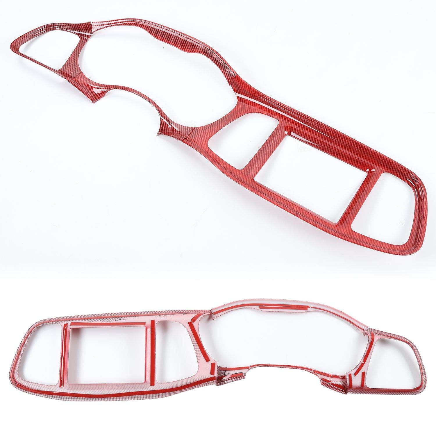 Voodonala For Challenger Center Consoles Dash Board Protecter Cover Trim For 2015-2024+ Dodge Challenger Interior Accessories, A