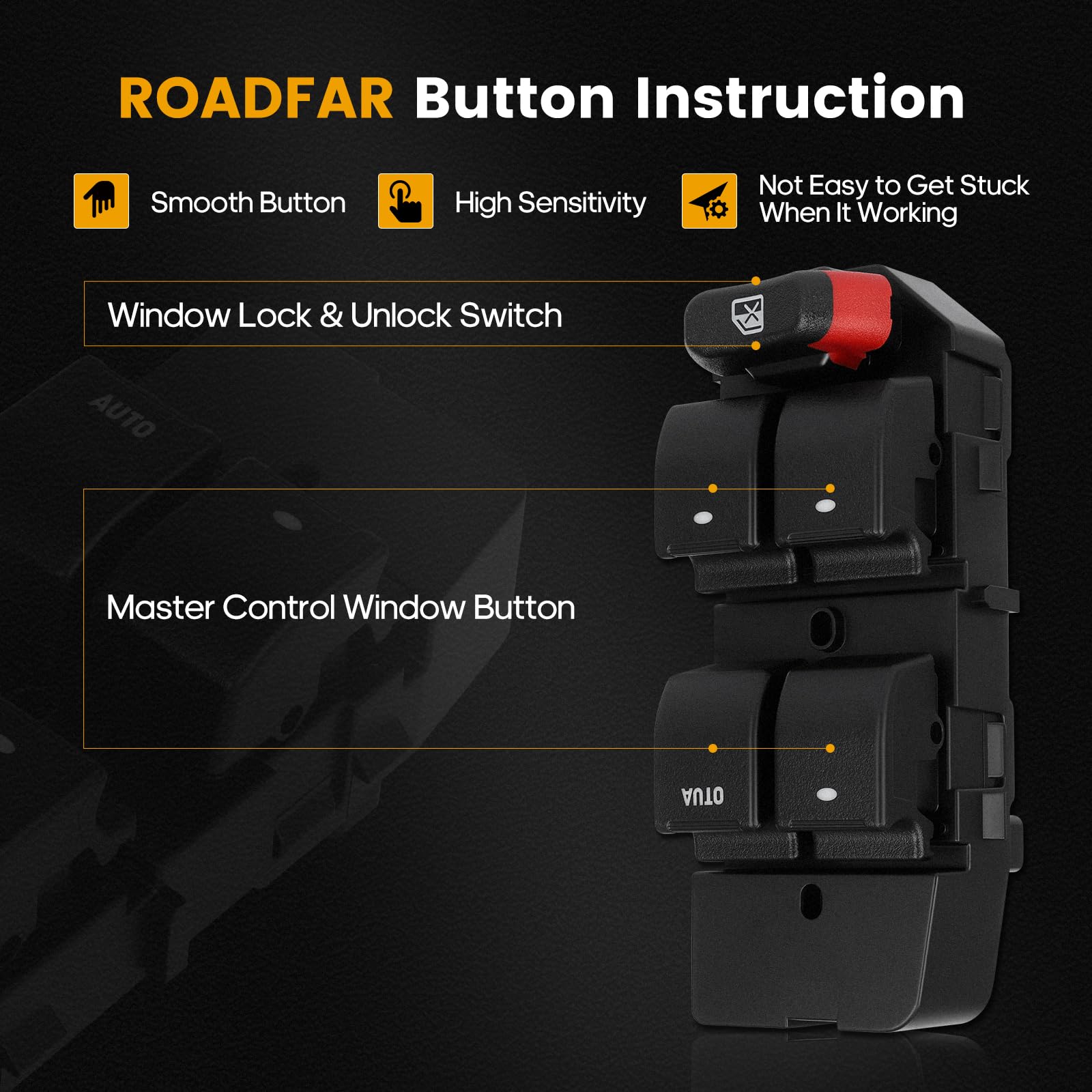 Window Switch Master Power Window Switch Replacement Parts Fits For For Chevrolet Malibu (08-04)