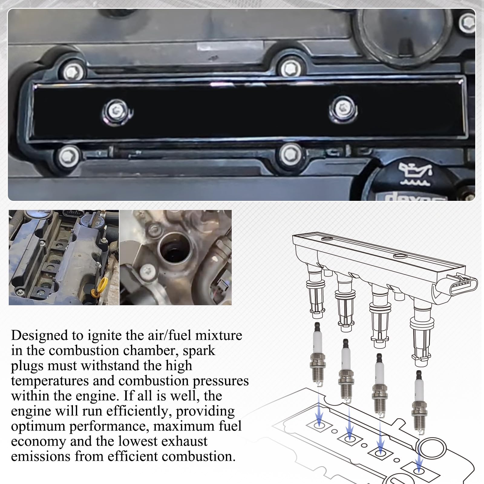 Double Iridium Spark Plug Compatible With Audi A3 A4 A5 A6 Q3 Q5 R8 Rs5 Tt Volkswagen Cc Jetta Golf Passat Tiguan Chevy Cruze Sonic Trax Volt 1675 Pfr7S8Eg (Pack Of 4)